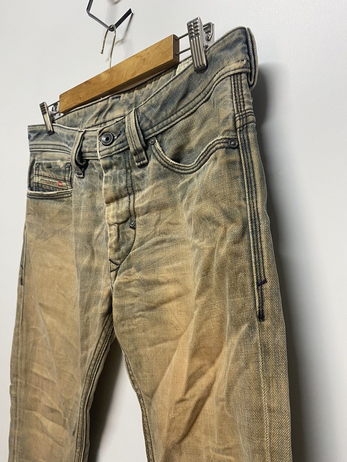 Japanese Brand × Vintage Diesel Thanaz Rare Authentic 00720 Dragon Denim Skinny Jeans Size US 30 / EU 46 - 10 Thumbnail