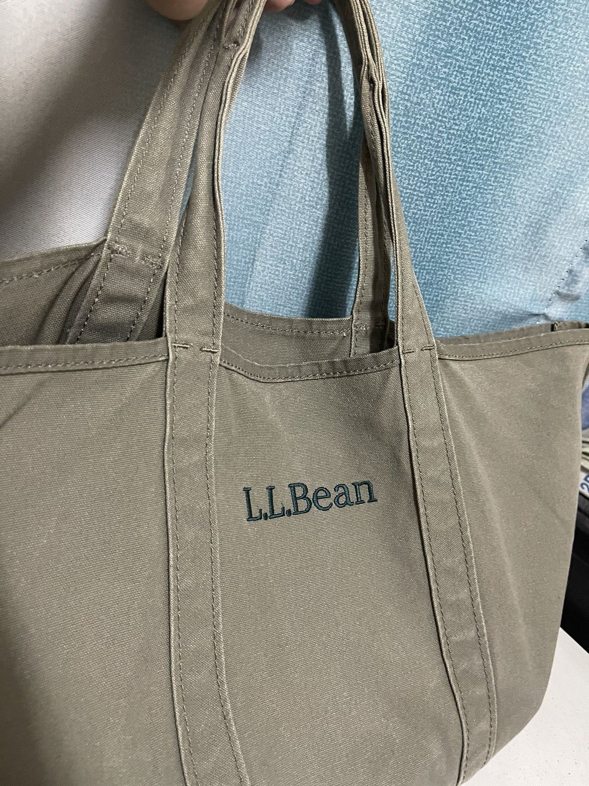L.L. Bean VINTAGE DUCK CANVAS LL BEAN USA TOTES BAG Size ONE SIZE - 2 Thumbnail