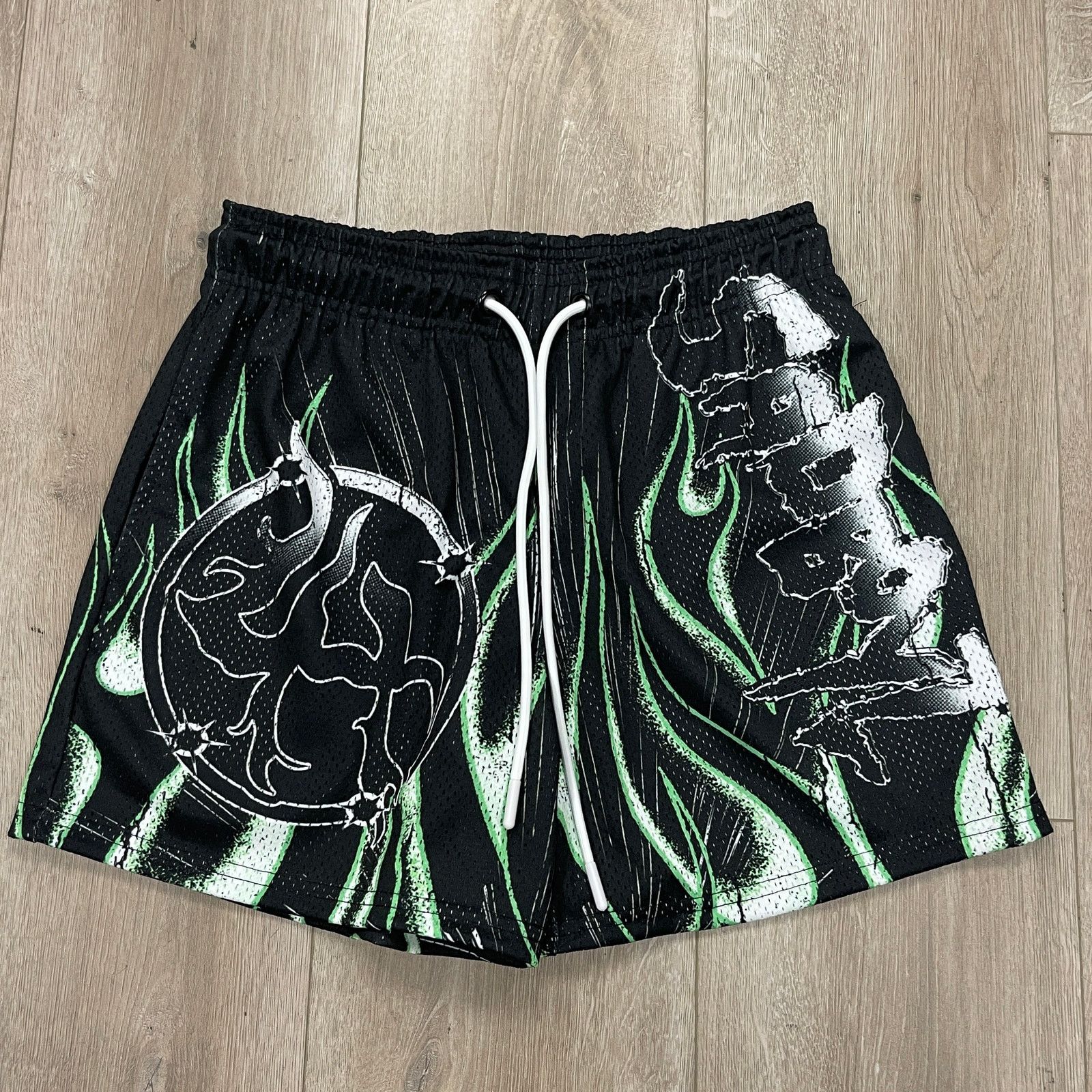 Supreme $AD BOYZ Junior H X Lost Hills GREEN BLACK Shorts Size S Size US 28 / EU 44 - 1 Thumbnail