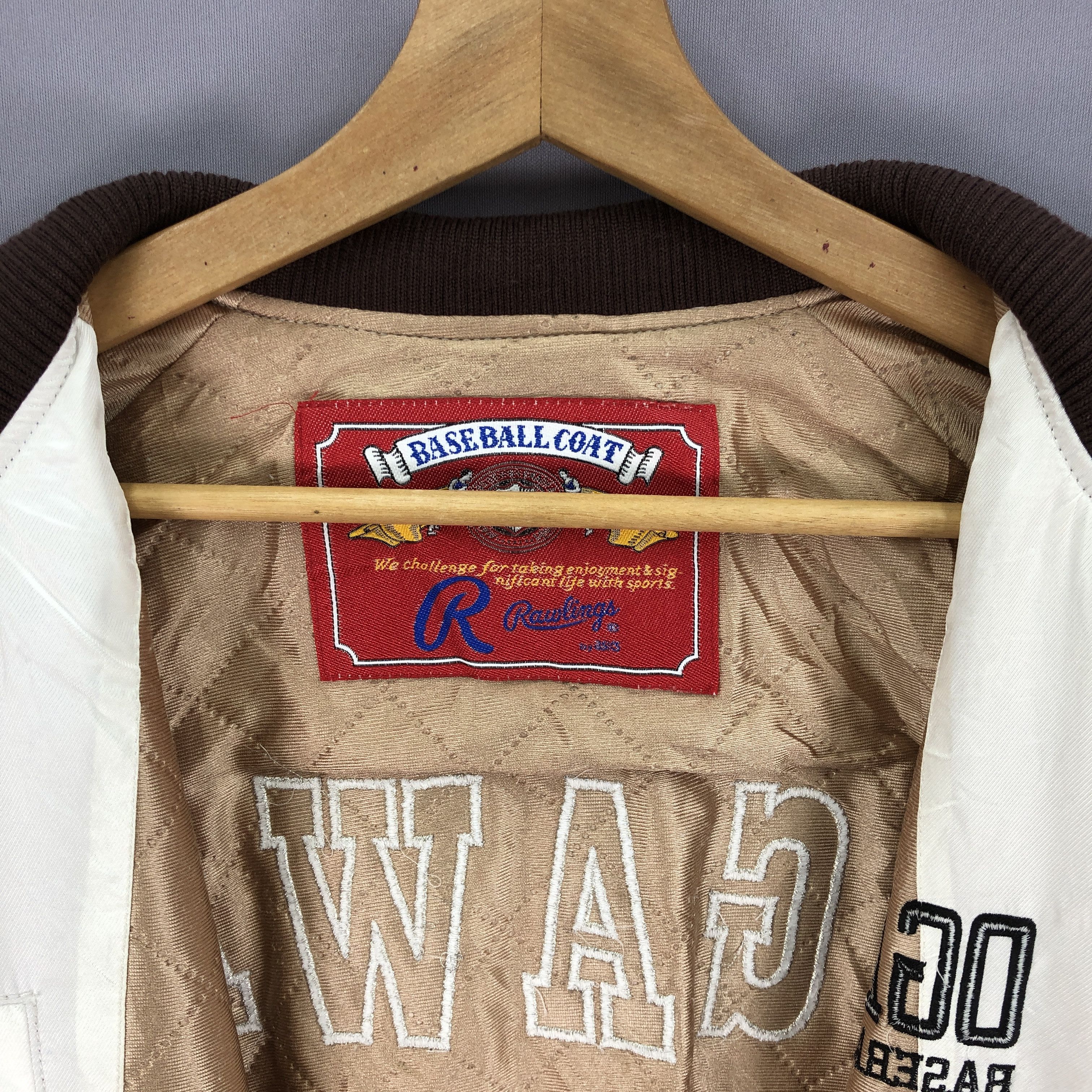 Japanese Brand × Vintage Vintage Ogawa Baseball Club Jacket Rawlings Japanese Jacket Size US XL / EU 56 / 4 - 9 Thumbnail