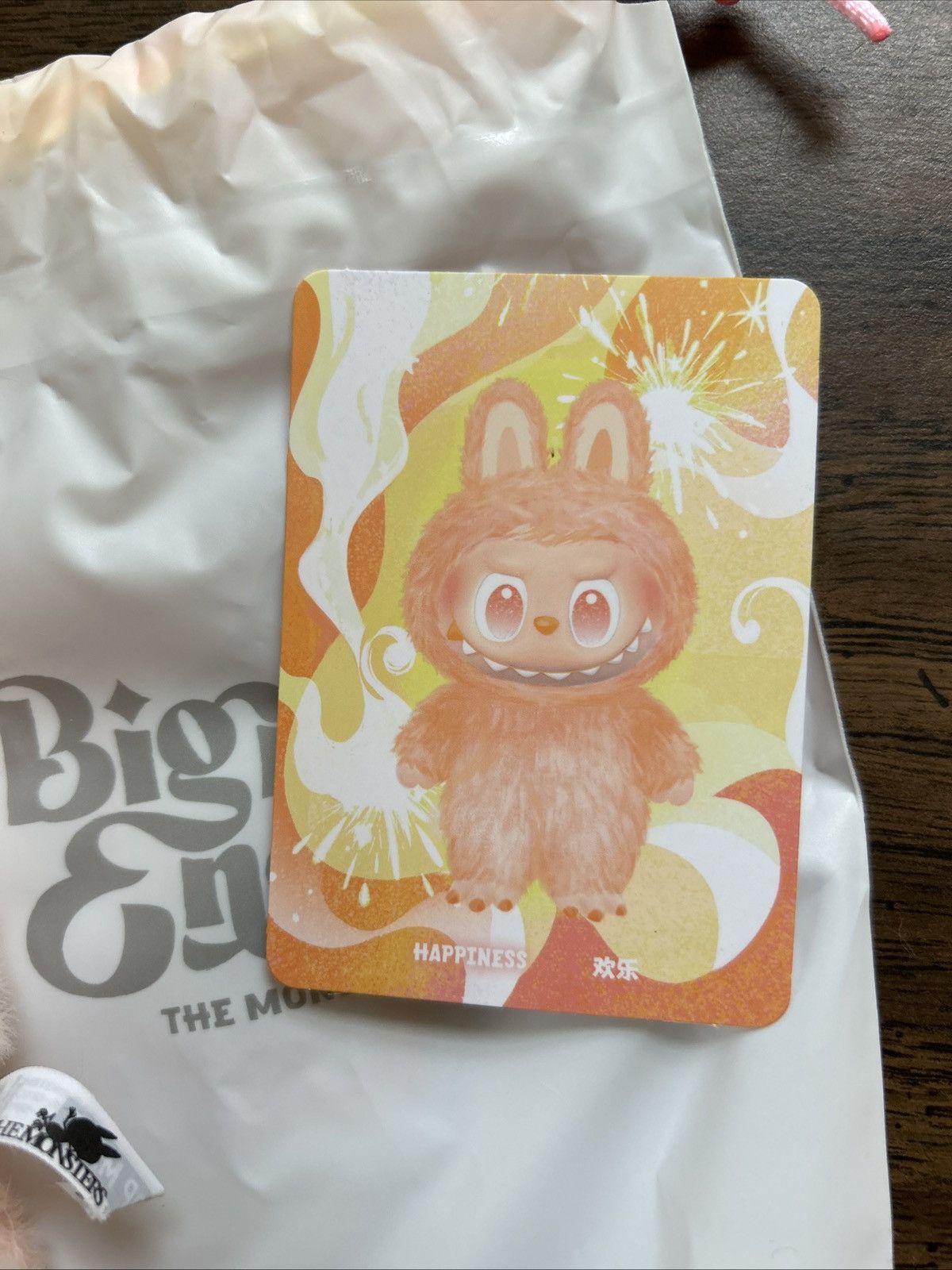 POP MART Big Into Energy Happiness Labubu Size ONE SIZE - 2 Thumbnail