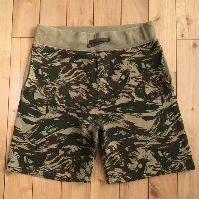 BAPE camo sweat shorts a bathing ape NIGO ★size M