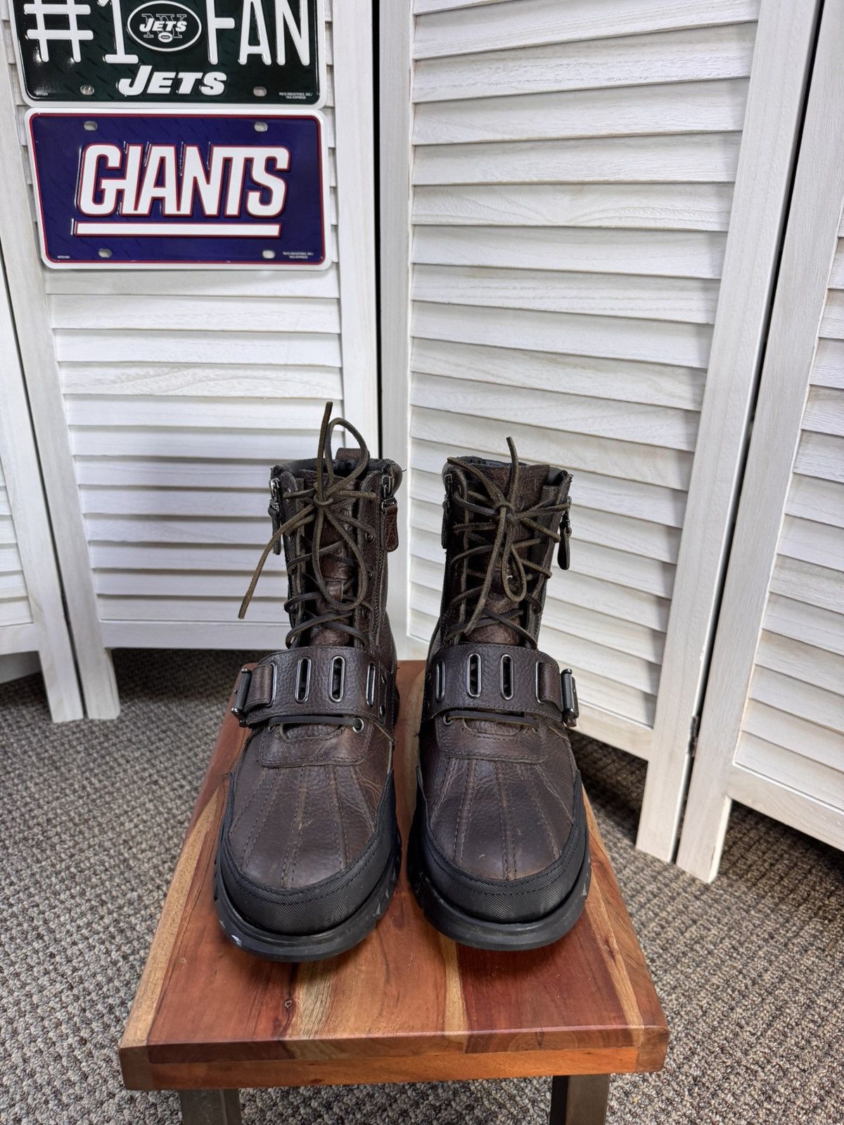 Polo Ralph Lauren Men's Polo Boots Andres III Sz 12 D