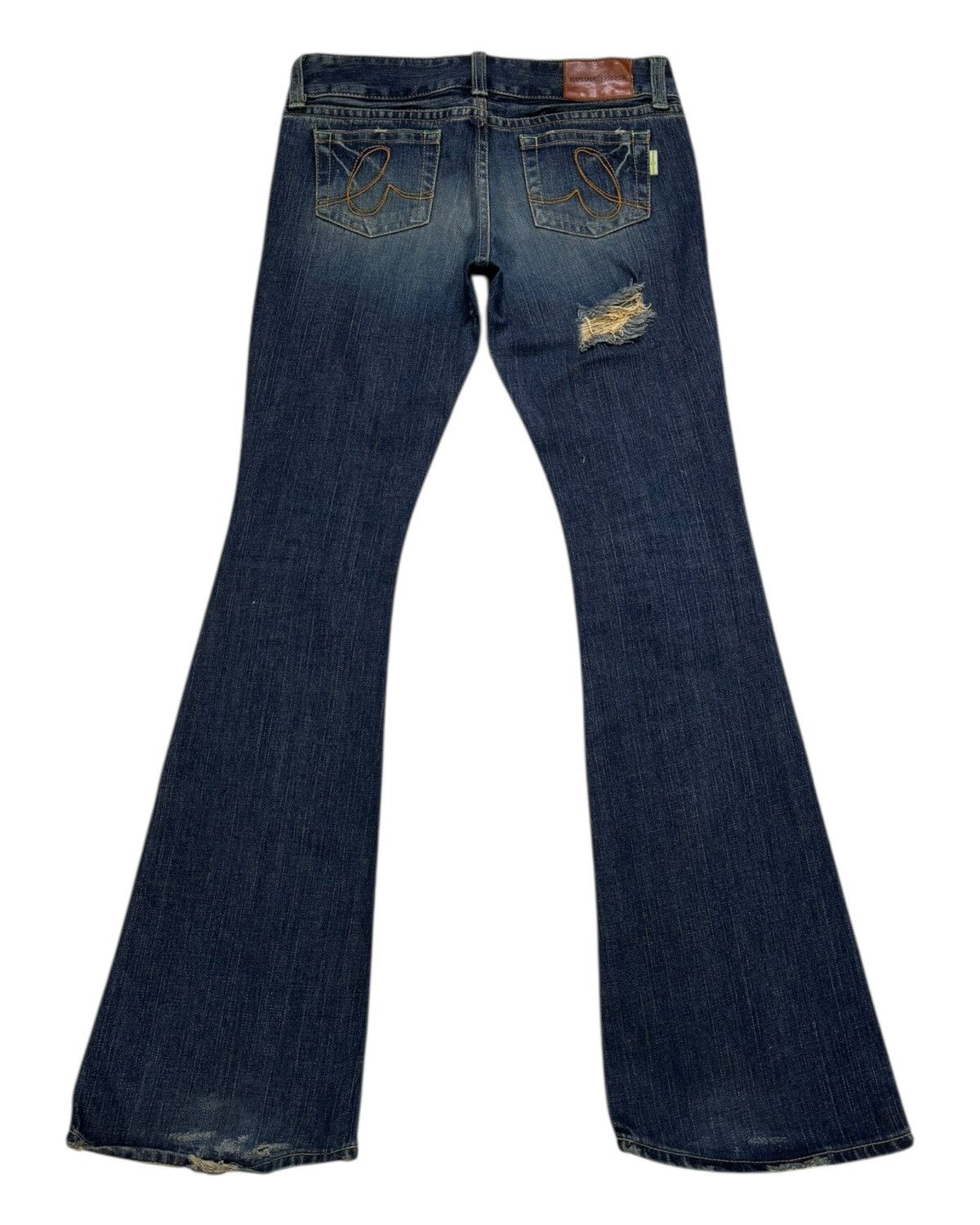 If Six Was Nine Banana Seven 🇯🇵 Bootcut Flared Denim Jeans Size 30" / US 8 / IT 44 - 2 Thumbnail