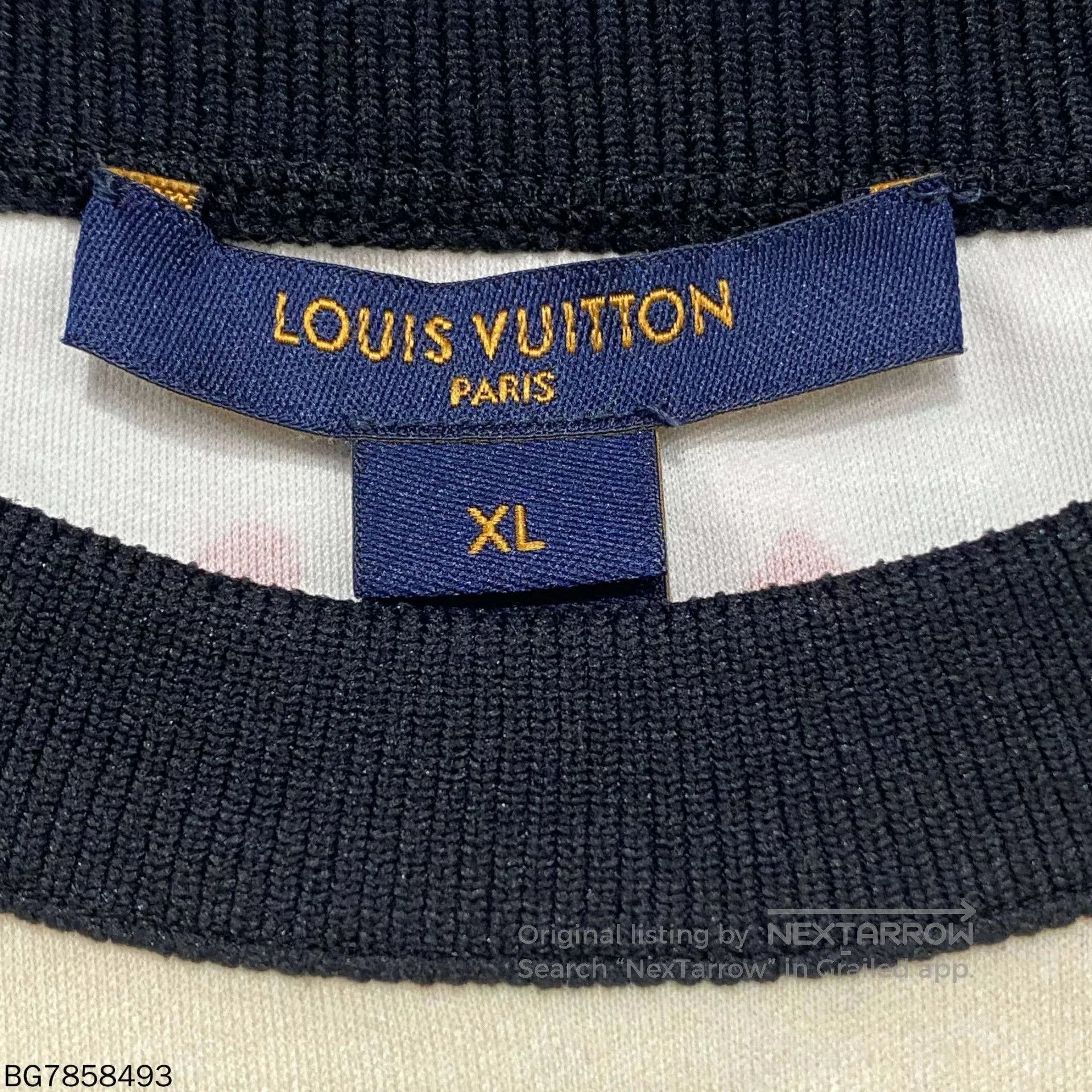 Louis Vuitton Louis Vuitton Beige Large Logo T. Size US XL / EU 56 / 4 - 5 Thumbnail