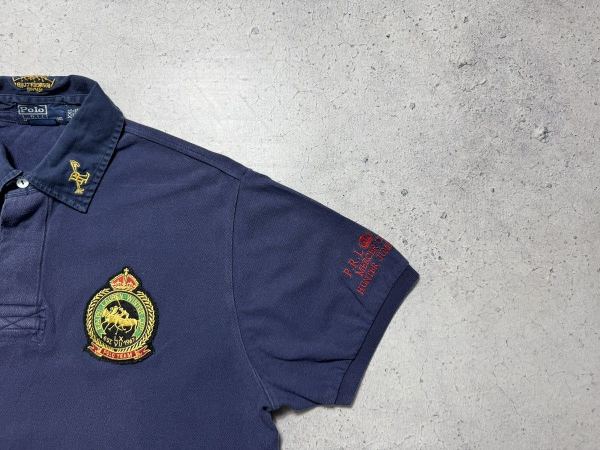 Polo Ralph Lauren Polo Ralph Lauren Vintage Mercer Club Polo Shirt Size US XXL / EU 58 / 5 - 2 Thumbnail