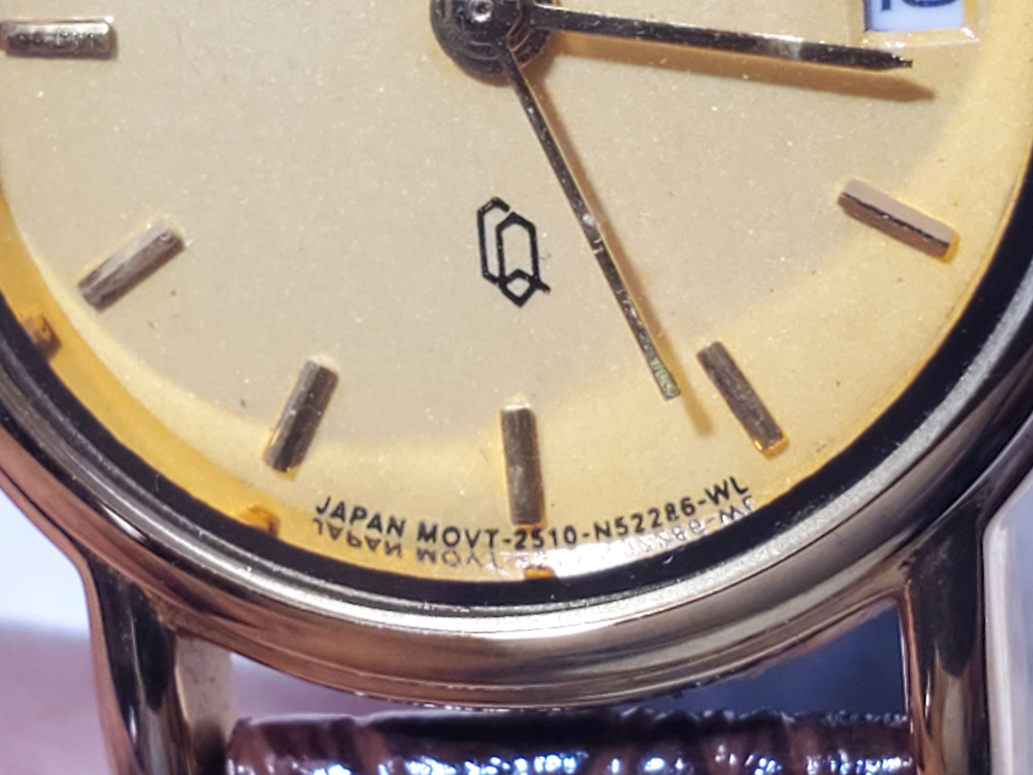 Citizen Vintage 1990's Citizen Women's Date Watch Brown Leather Band Size ONE SIZE - 5 Thumbnail