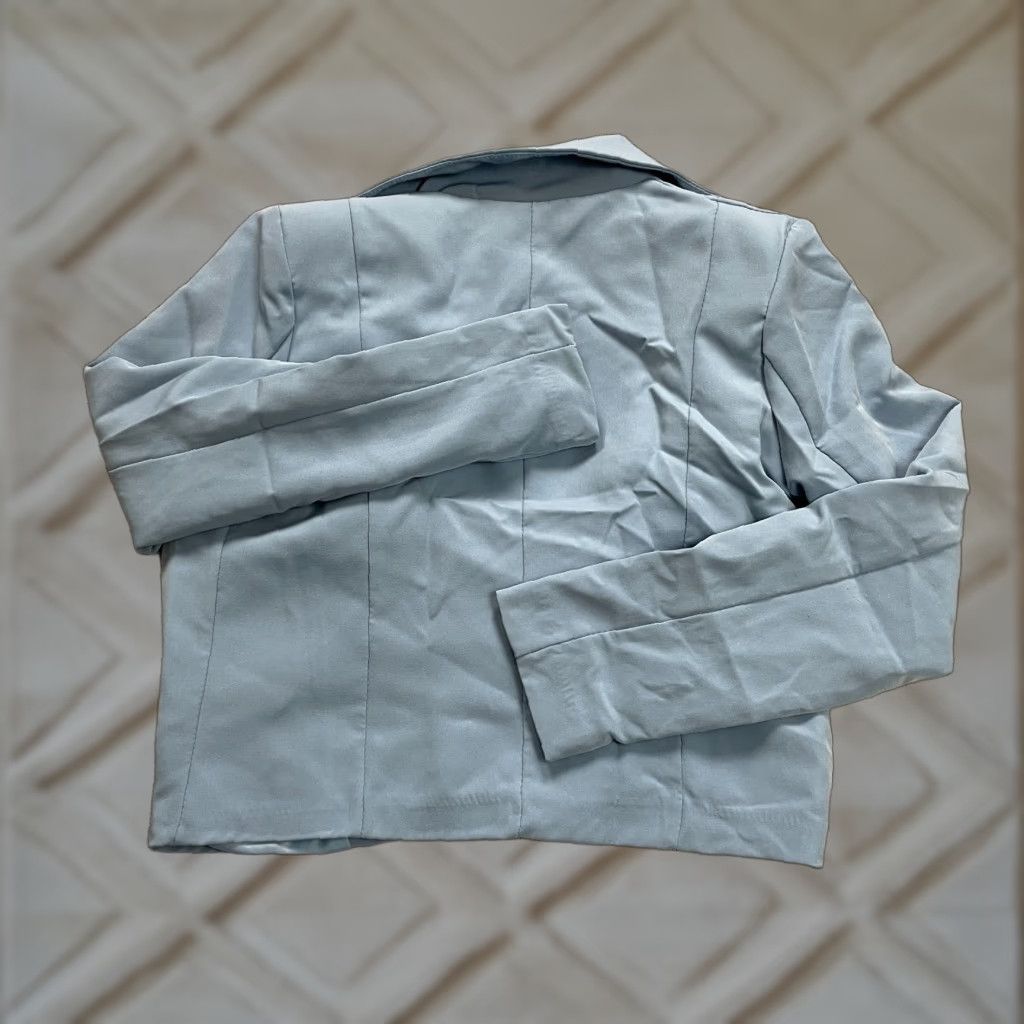 Vintage Unbranded Blazer Coat Womens 8 Pastel Blue Lined Collared Workwear Italy Blazer Coat Women Regular Blue 8 Pastel Collared Polyester Lined Vintage? No Size M / US 6-8 / IT 42-44 - 1 Thumbnail