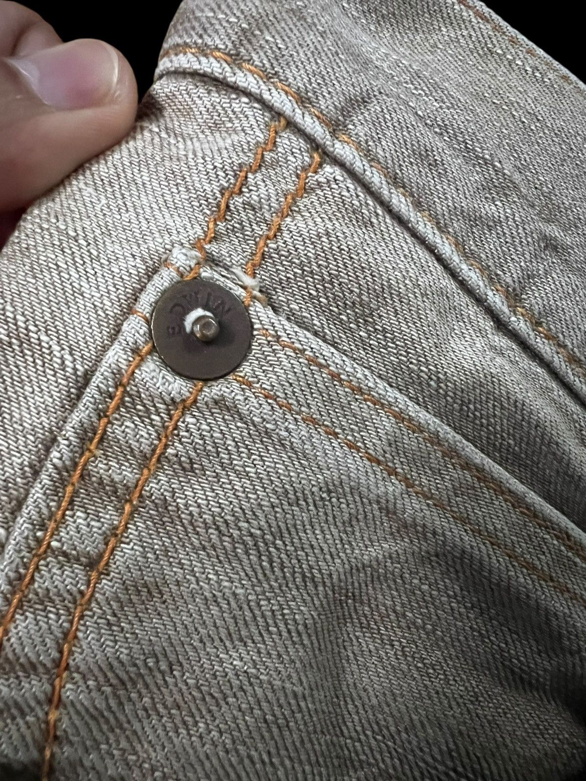 If Six Was Nine Vintage Edwin 503 Blue Trip Mud Wash Jean Size US 30 / EU 46 - 11 Thumbnail