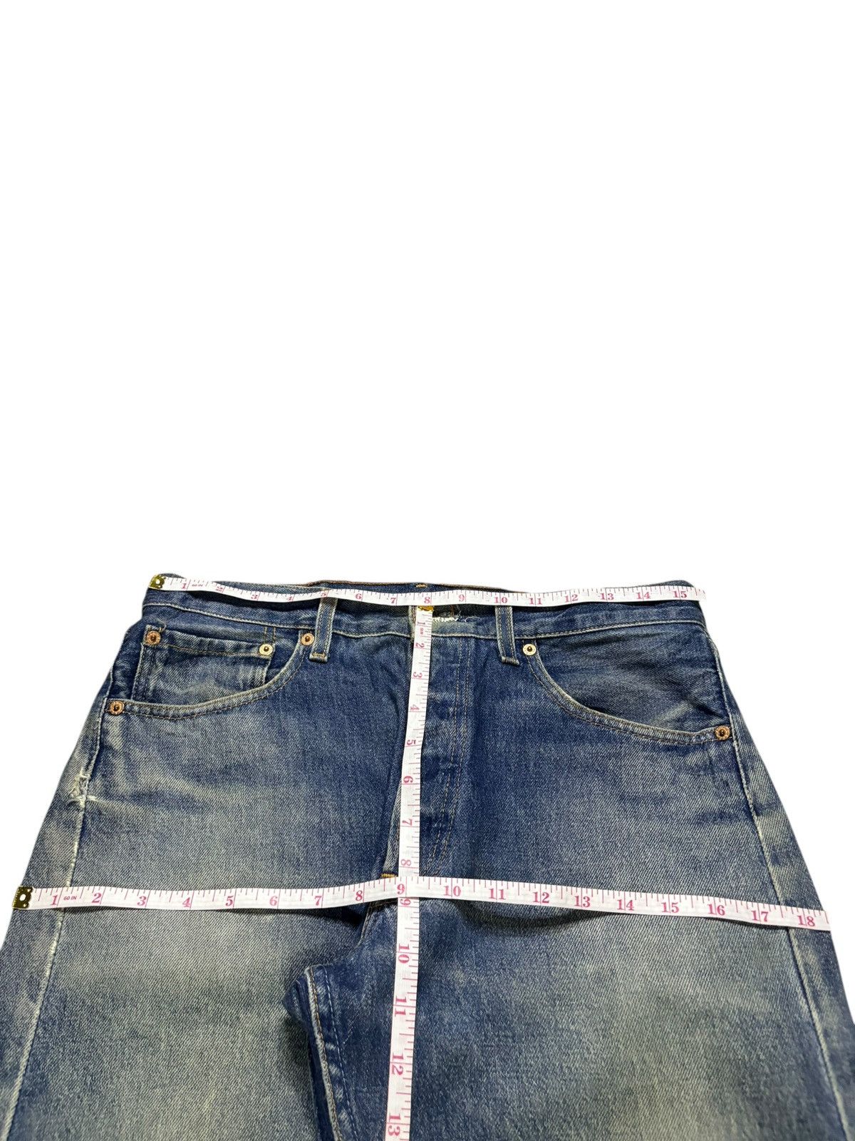 Levi's Vintage 90s Levis 501XX Mud Wash Loose Baggy Jeans Size US 32 / EU 48 - 11 Thumbnail