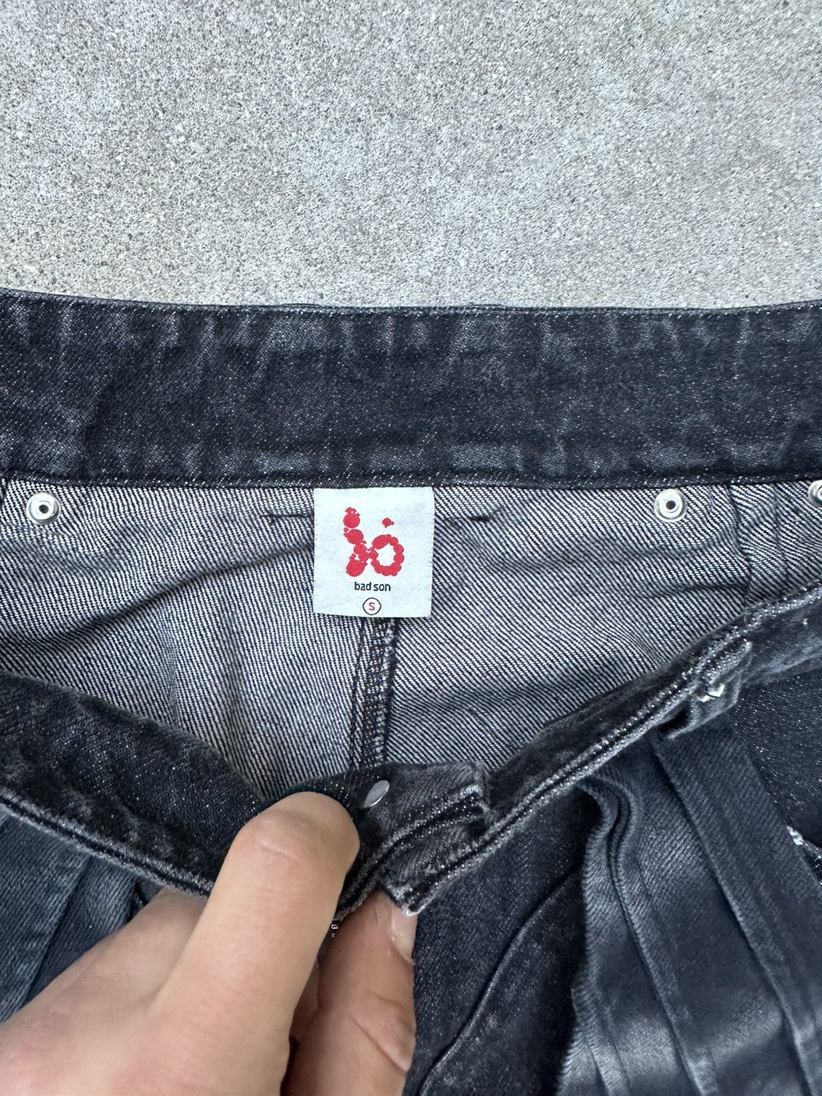 Bad Son Badson black denim pants Size US 30 / EU 46 - 2 Thumbnail