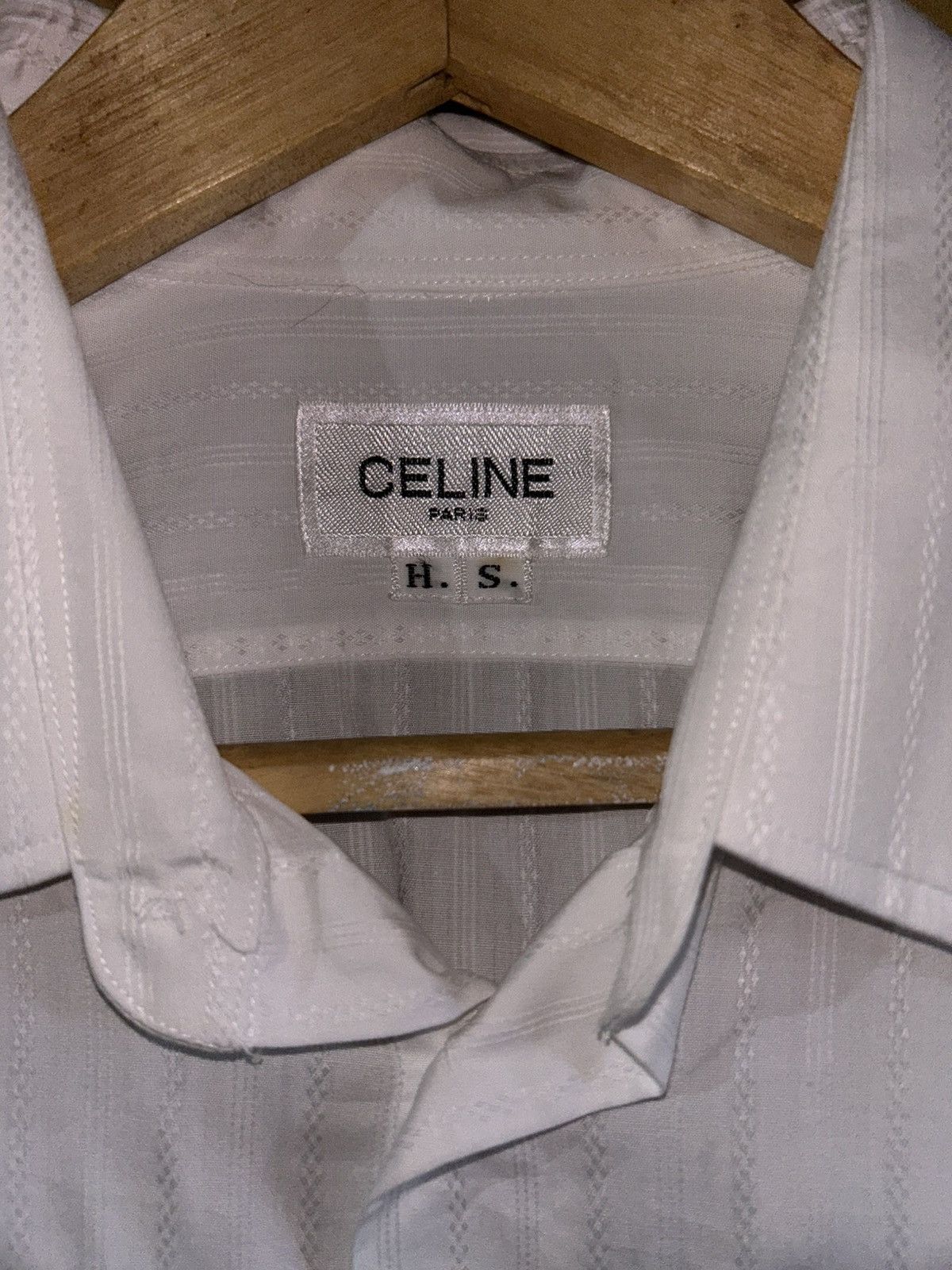 Celine Celine Striped Shirt White Size US S / EU 44-46 / 1 - 4 Thumbnail