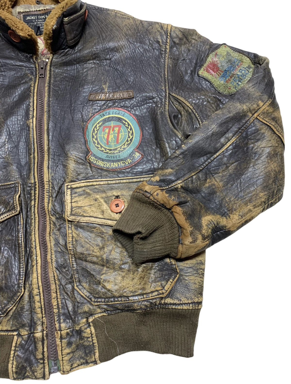 Avirex AVIREX G-1 LEATHER BOMBER FLIGHT JACKET Size US L / EU 52-54 / 3 - 4 Thumbnail