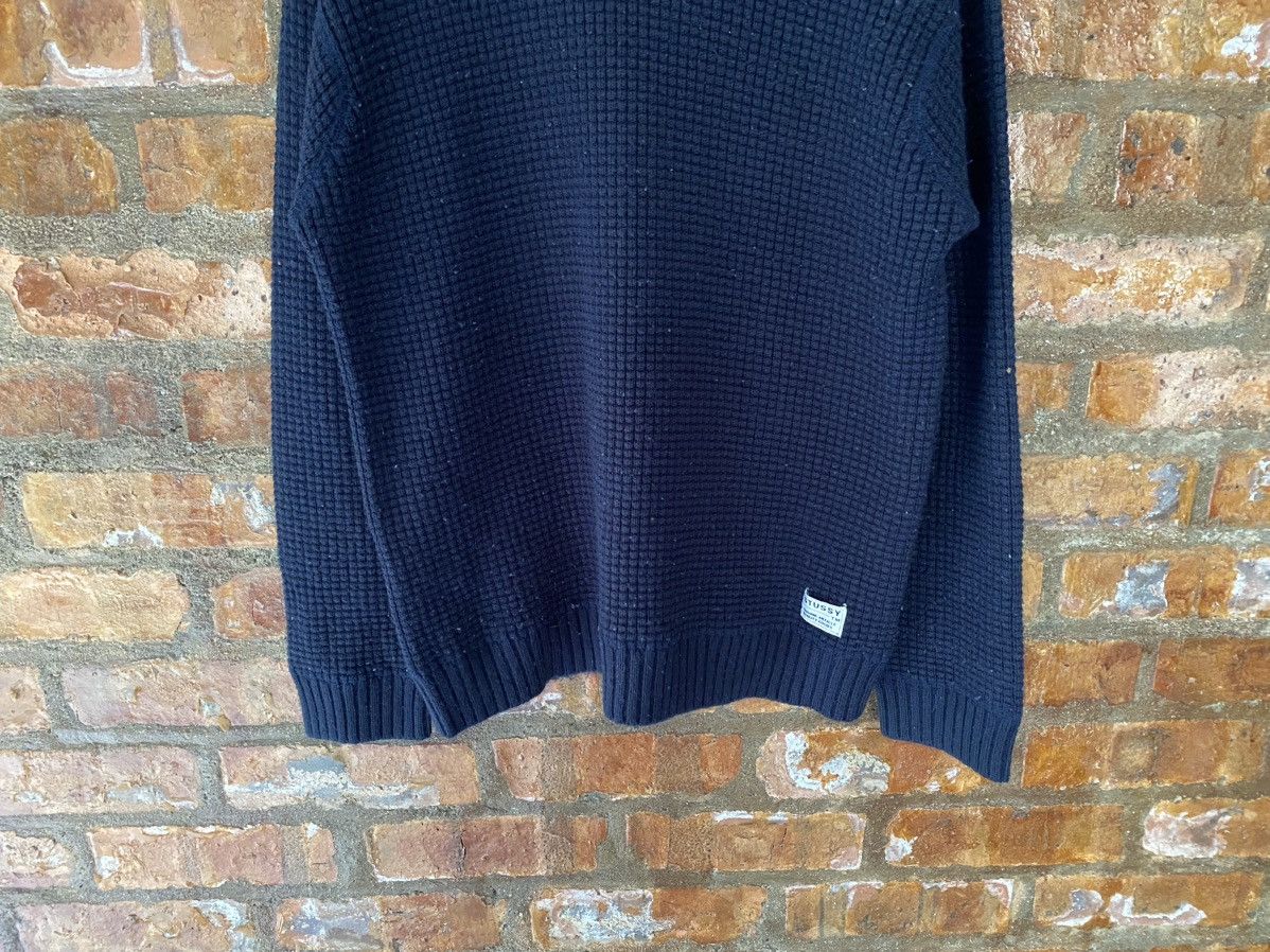 Stussy × Vintage 1990s Stussy Wafer Thermal Knit Size US M / EU 48-50 / 2 - 4 Thumbnail