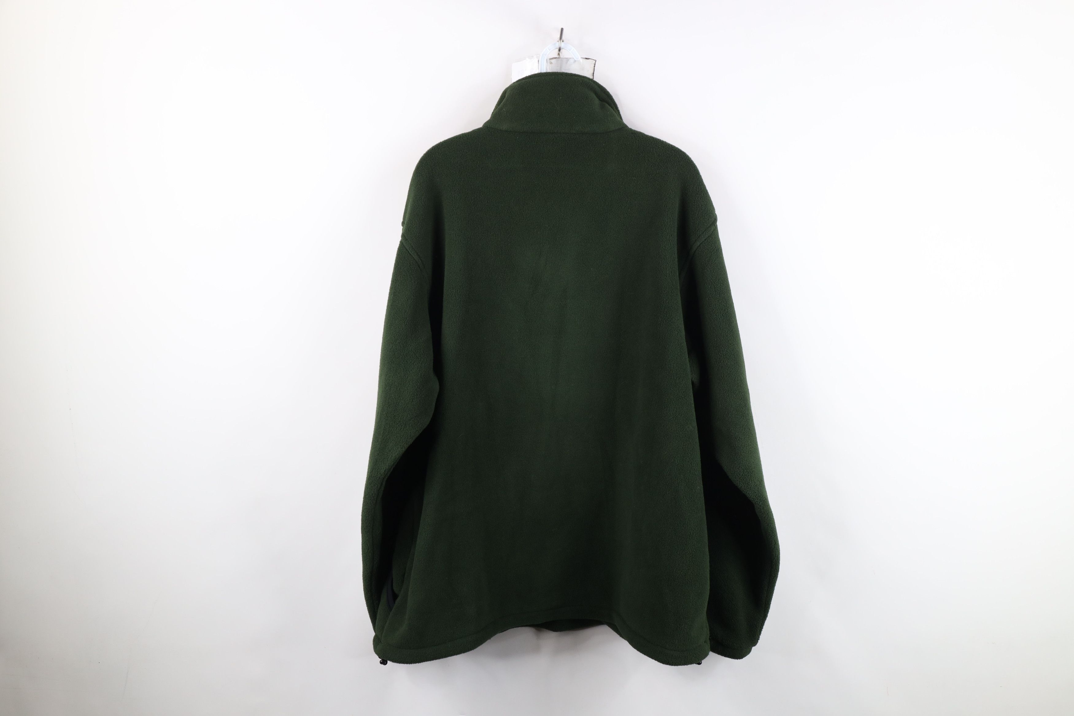 Cabelas Vintage 90s Cabelas Half Zip Fleece Pullover Sweater Green Size US L / EU 52-54 / 3 - 12 Thumbnail