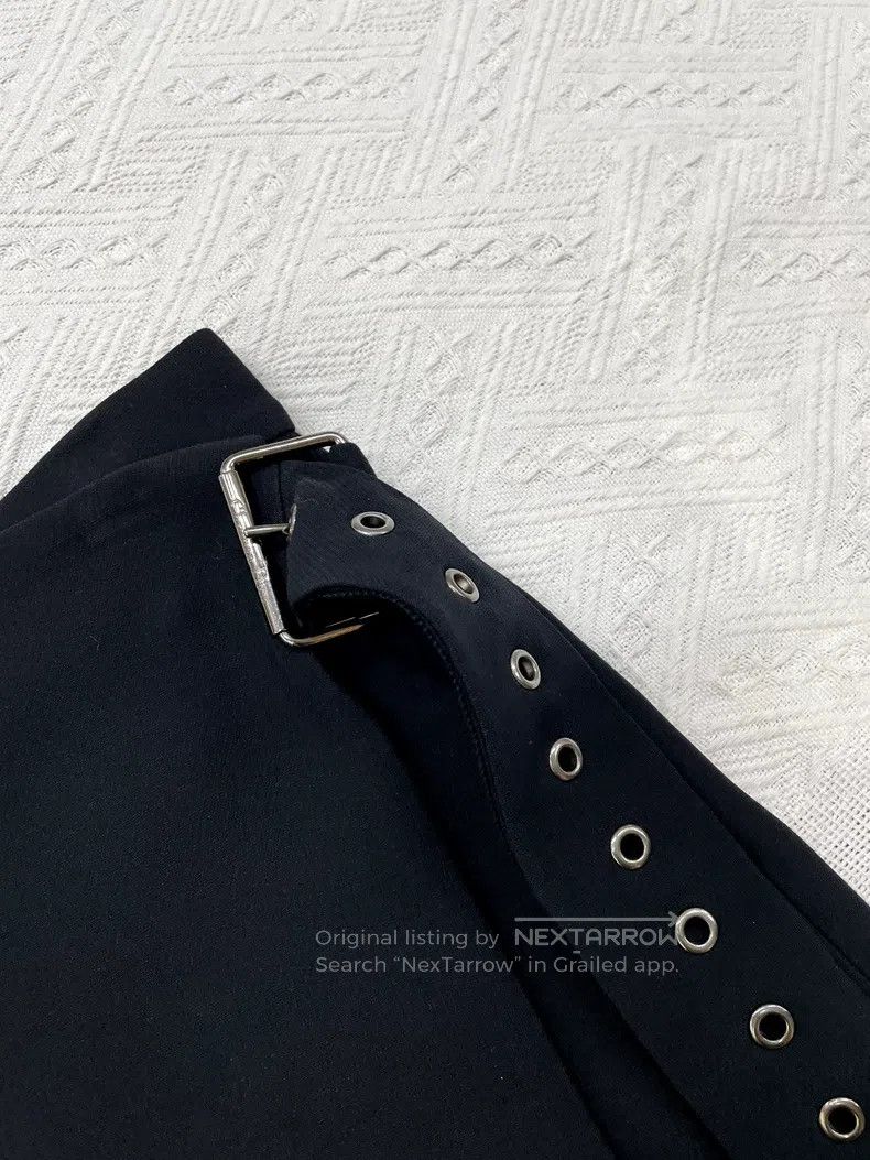 Dior Dior Black belt tie skirt pants Size 25" / US 0 / IT 36 - 2 Thumbnail