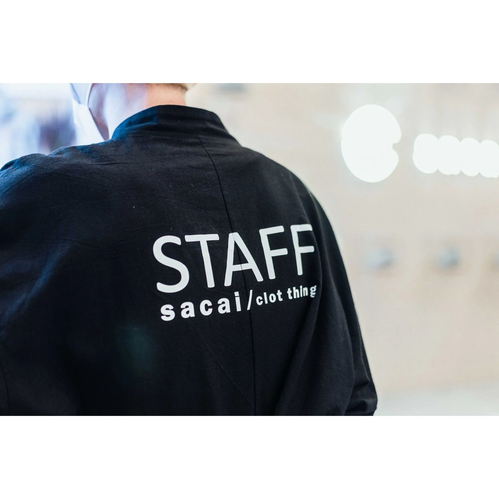 CLOT NEW SACAI x CLOT STAFF BLACK JACKET SZ ONE SIZE Size US L / EU 52-54 / 3 - 1 Thumbnail