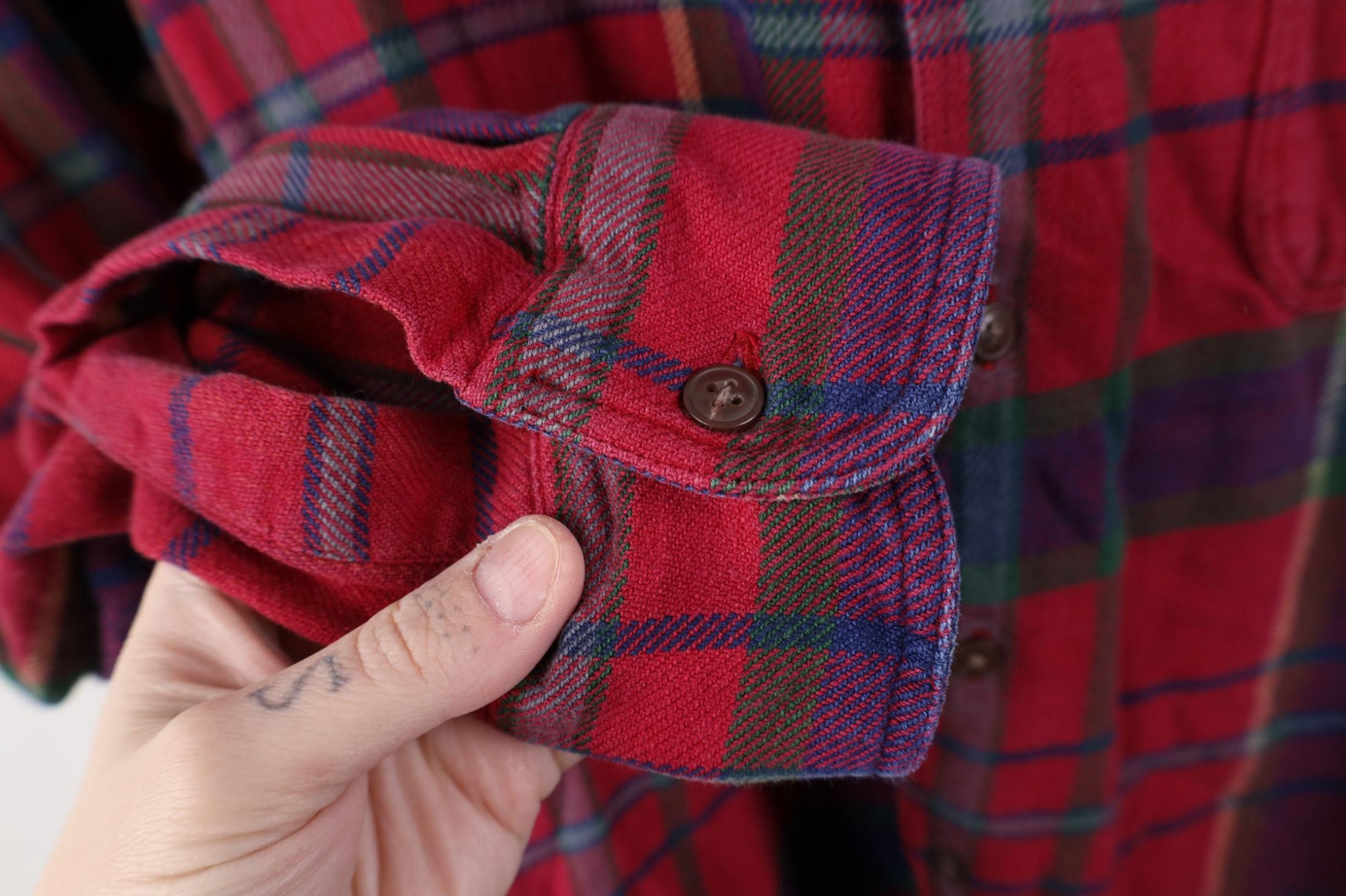 Polo Ralph Lauren Vintage 90s Chaps Ralph Lauren Heavy Flannel Button Shirt Size US L / EU 52-54 / 3 - 7 Thumbnail
