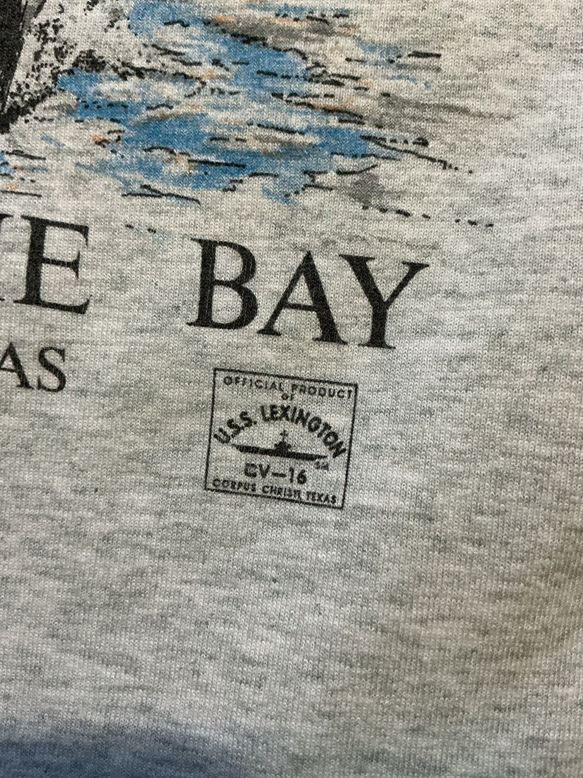Vintage Vintage Blue Ghost USS Lexington Museum On The Bay T-Shirt Size US L / EU 52-54 / 3 - 7 Thumbnail