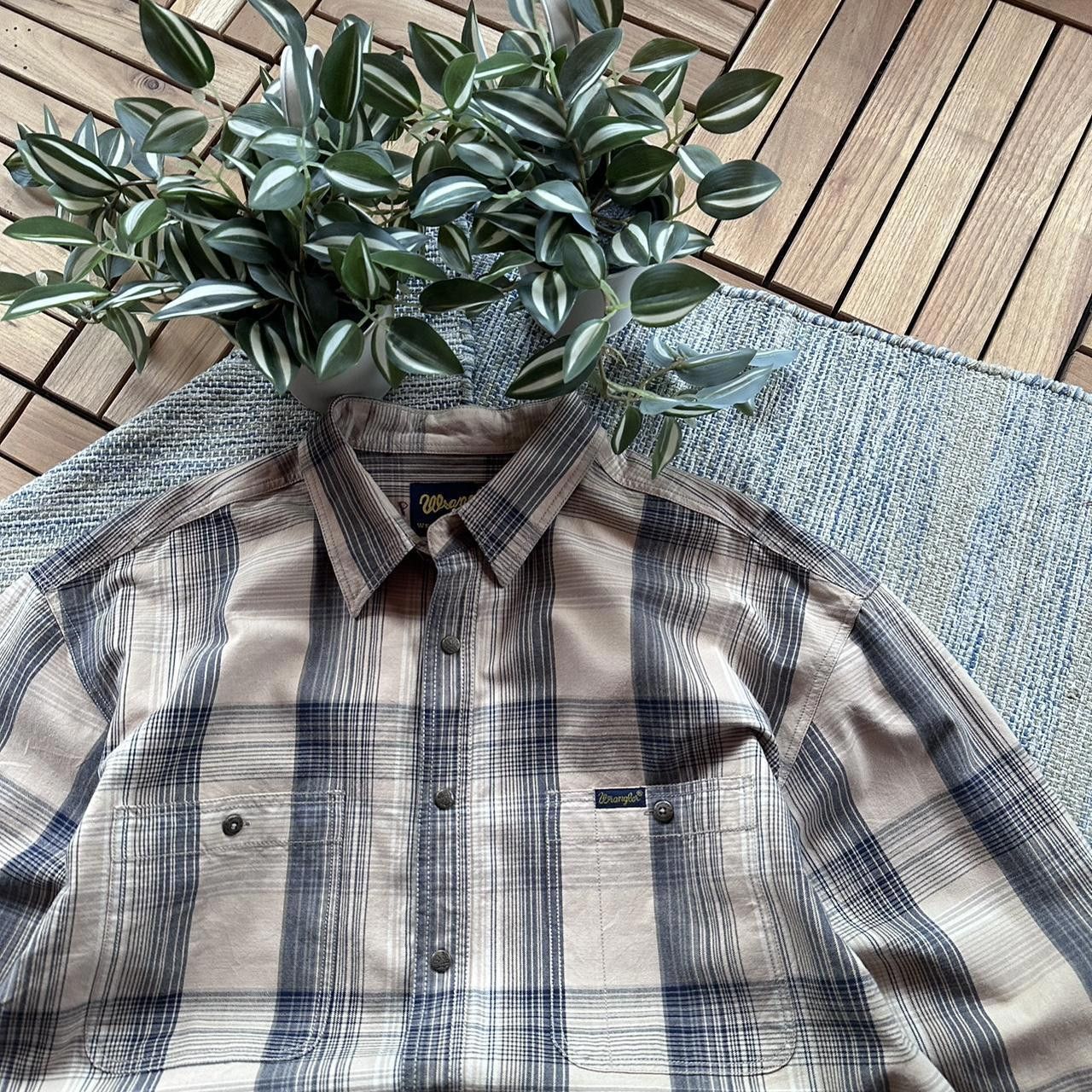 Wrangler Vintage Y2K Wrangler Heavy Shirt Button Up Size US XXL / EU 58 / 5 - 3 Thumbnail