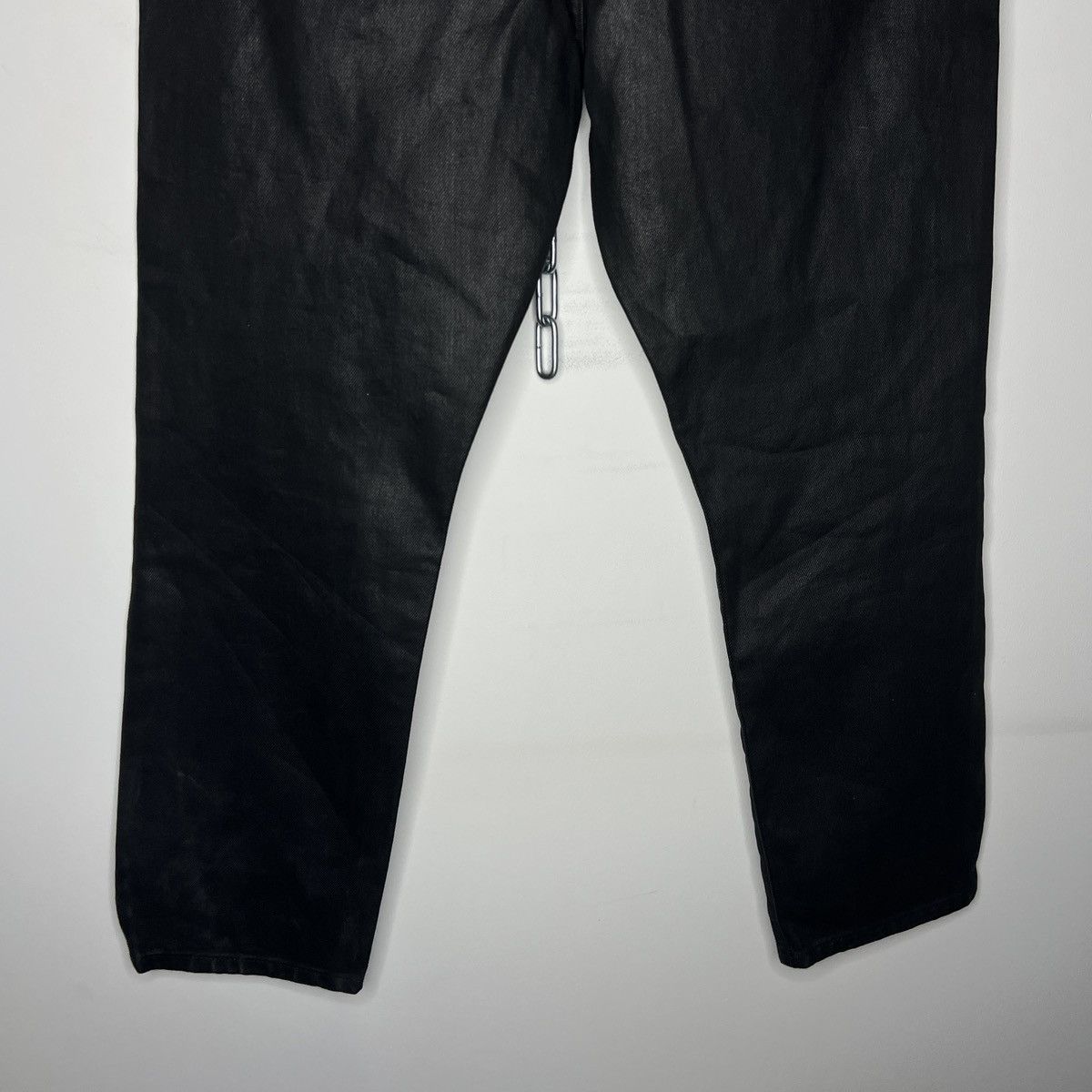 Levi's Vintage Levi's 501 Waxed Denim Jeans Trousers Pants Black Size US 32 / EU 48 - 9 Thumbnail