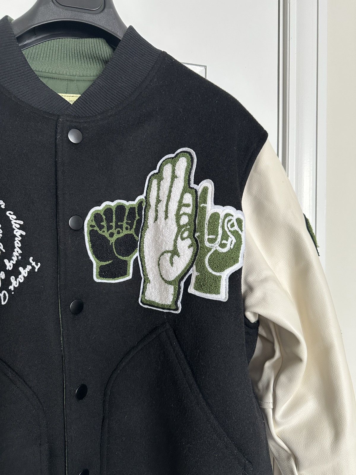 Fugazi "VEBLEN" REVERSIBLE VARSITY JACKET Size US L / EU 52-54 / 3 - 3 Thumbnail