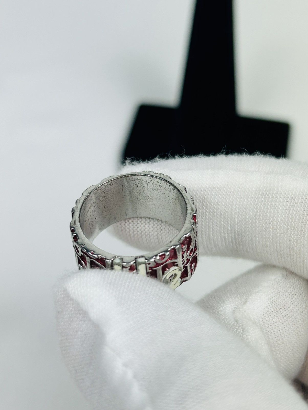 Dior Dior Red Trotter 2 Ring Size 5 Size ONE SIZE - 3 Thumbnail