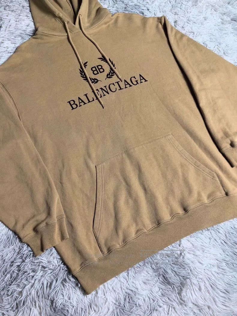 Balenciaga Balenciaga Wheat Ear Beige Hoodie S. Size US S / EU 44-46 / 1 - 3 Thumbnail