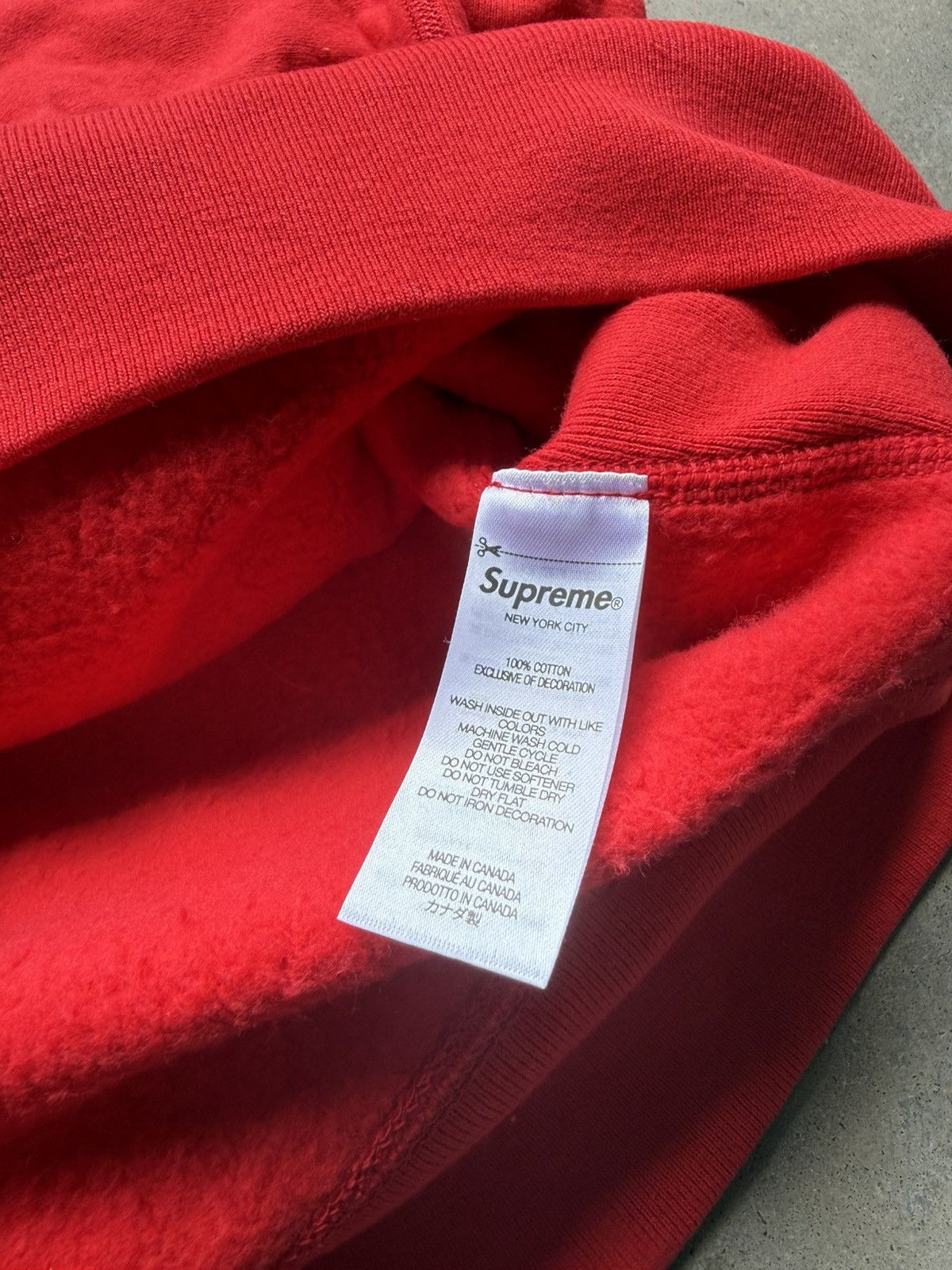 Supreme Supreme Arabic Logo Hoodie Red Yellow Size US M / EU 48-50 / 2 - 8 Thumbnail