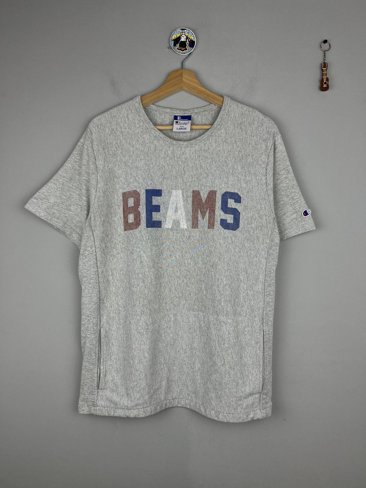 Beams Japan × Champion Beams Tokyo Japan Champion T shirt Size US M / EU 48-50 / 2 - 1 Thumbnail