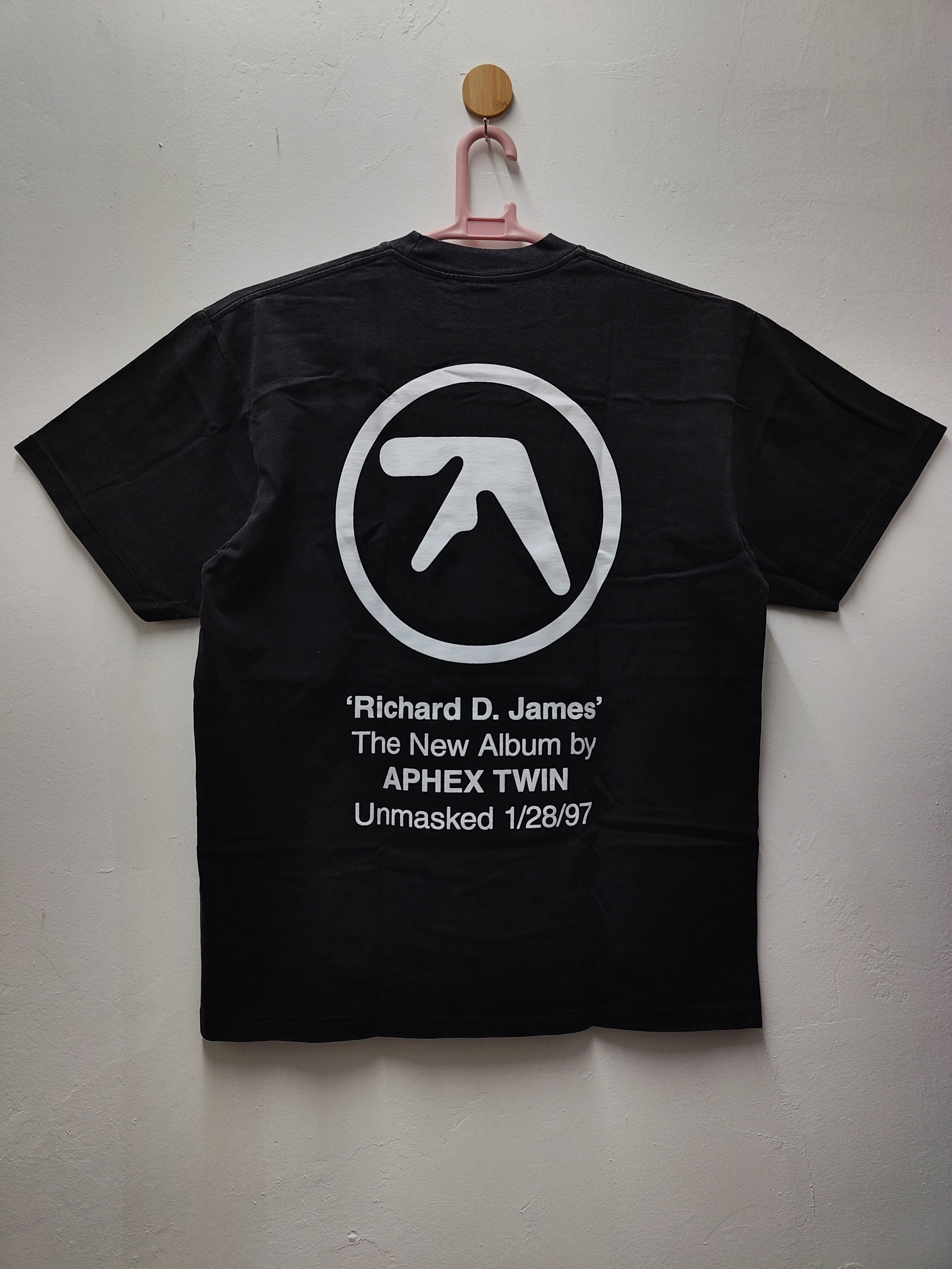 Aphex Twin Unmasked Richard D. James Album T-shirt