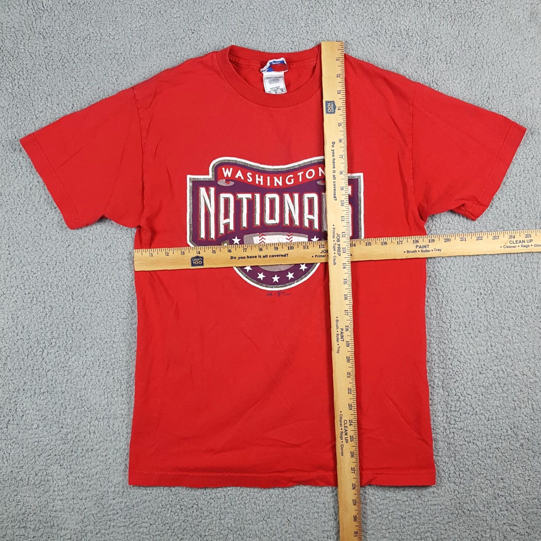MLB VINTAGE Washington Nationals Baseball T-Shirt Men Small Retro MLB Cotton Logo 90s Sports Size US S / EU 44-46 / 1 - 7 Thumbnail