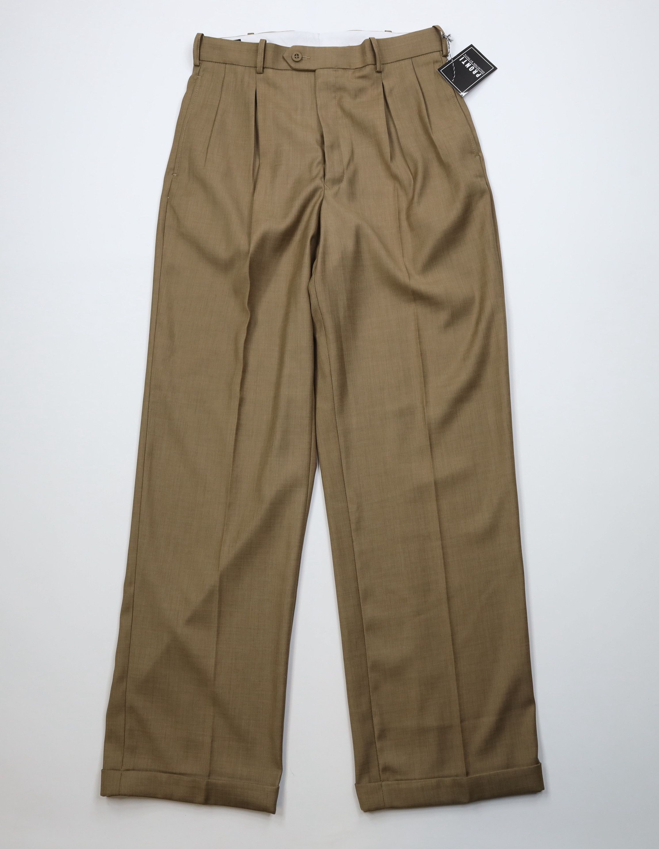 Vintage Deadstock Vintage 90s Streetwear Gabardine Wide Leg Pants Size US 32 / EU 48 - 1 Thumbnail
