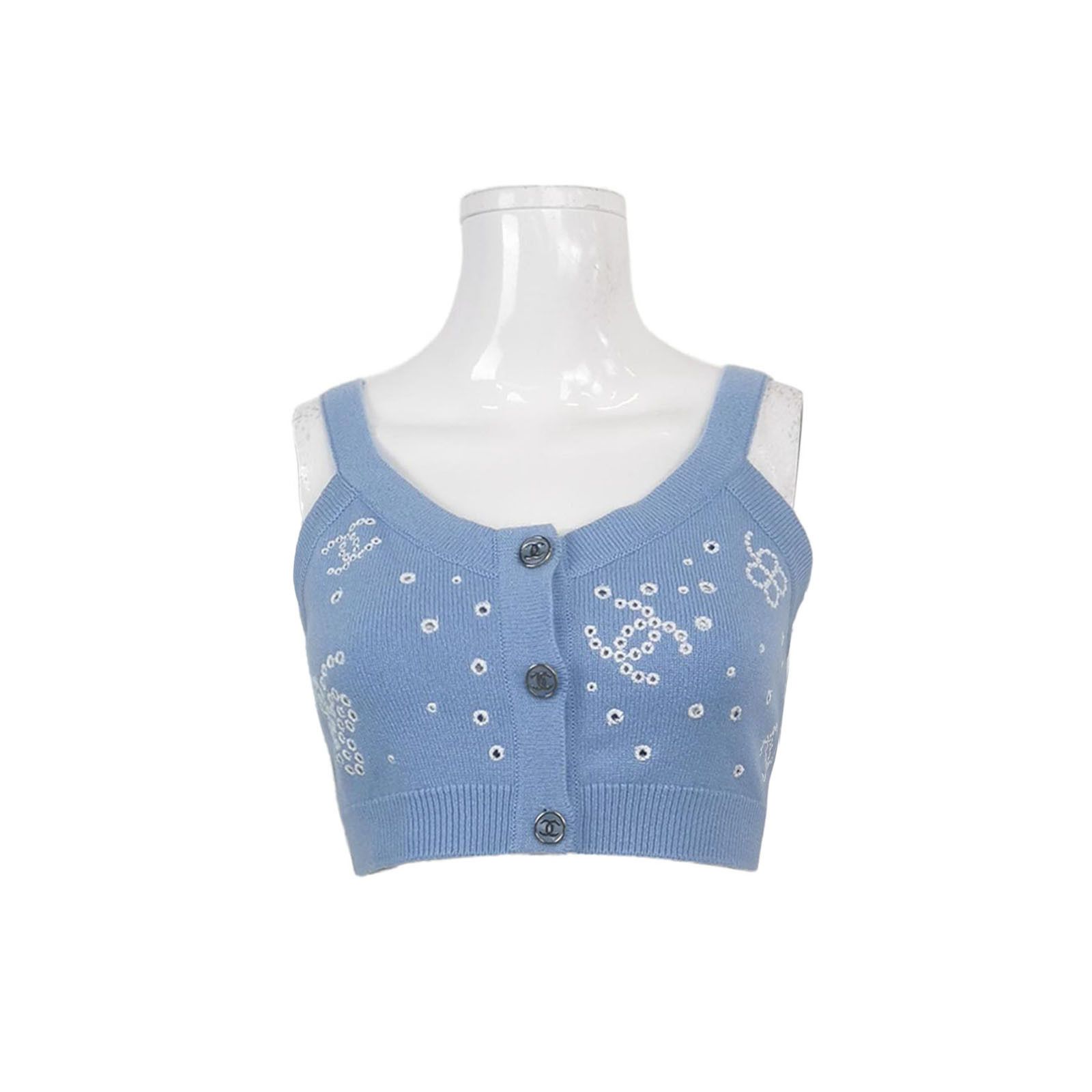 Chanel Chanel Women it_36 Tank Tops Size XS / US 0-2 / IT 36-38 - 1 Thumbnail