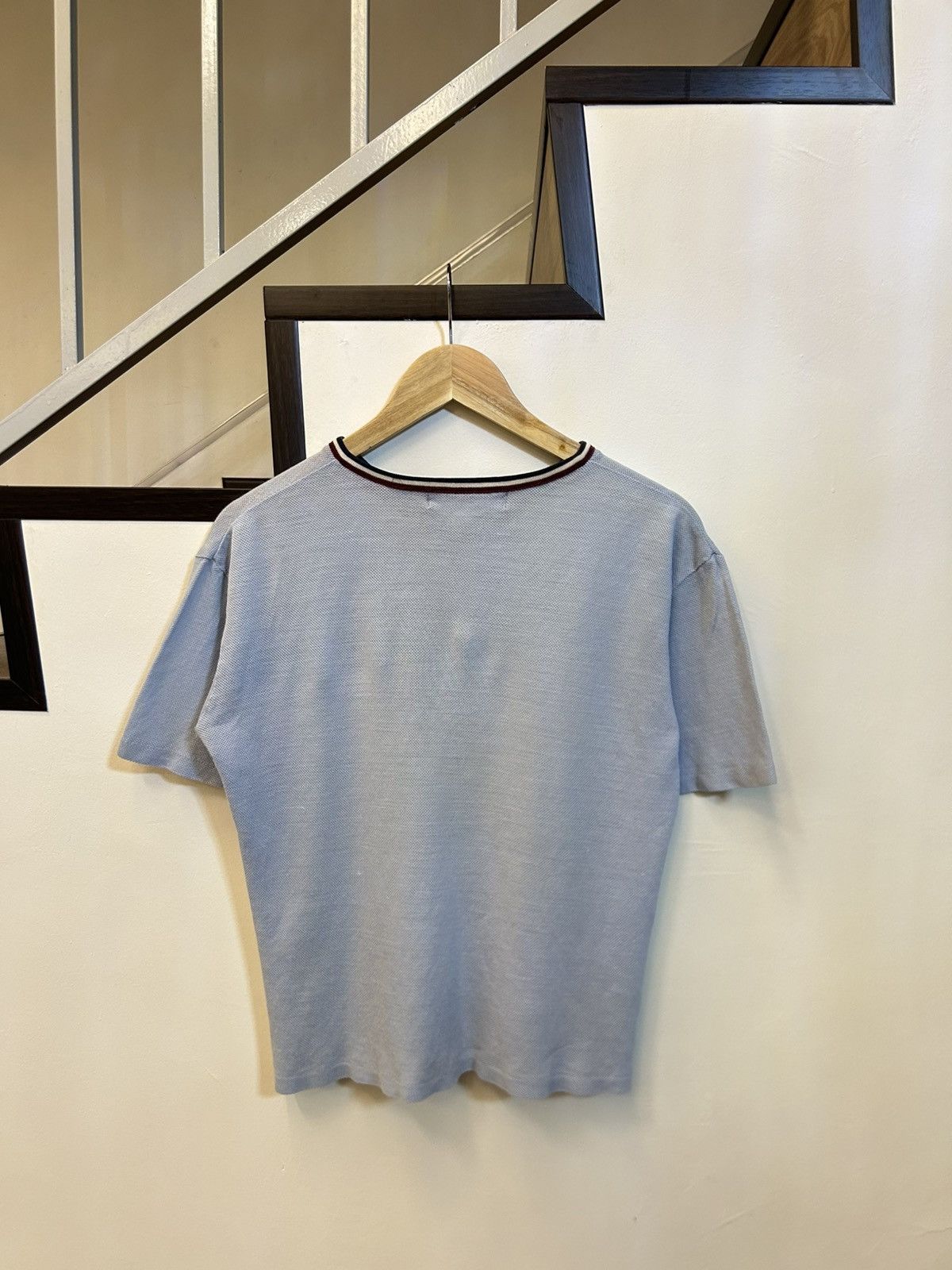 KEITAMARUYAMA VINTAGE💥Keita Maruyama Tokyo Paris Cropped Linen V-Neck Tee Size US M / EU 48-50 / 2 - 3 Thumbnail