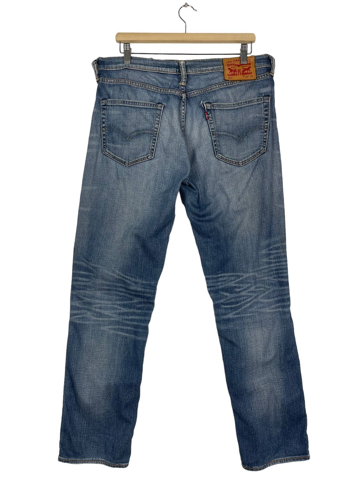 Levi's Levis 511 Light Blue Flare Denim Jeans Size US 36 / EU 52 - 7 Thumbnail