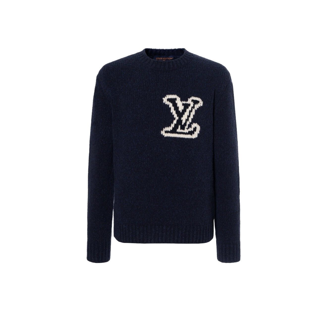 Louis Vuitton Louis Vuitton LV Logo Navy Wool Sweater M Size US M / EU 48-50 / 2 - 1 Thumbnail