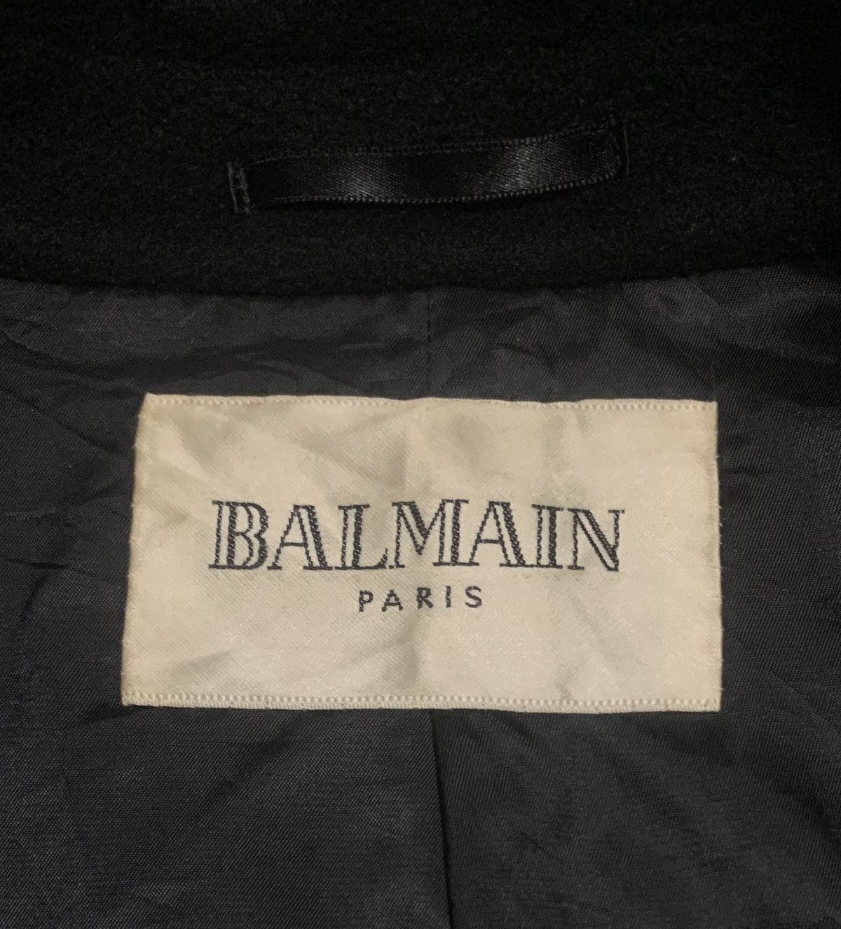 Balmain Vintage Balmain Paris Cashmere Long Coats Jacket Size US L / EU 52-54 / 3 - 3 Thumbnail