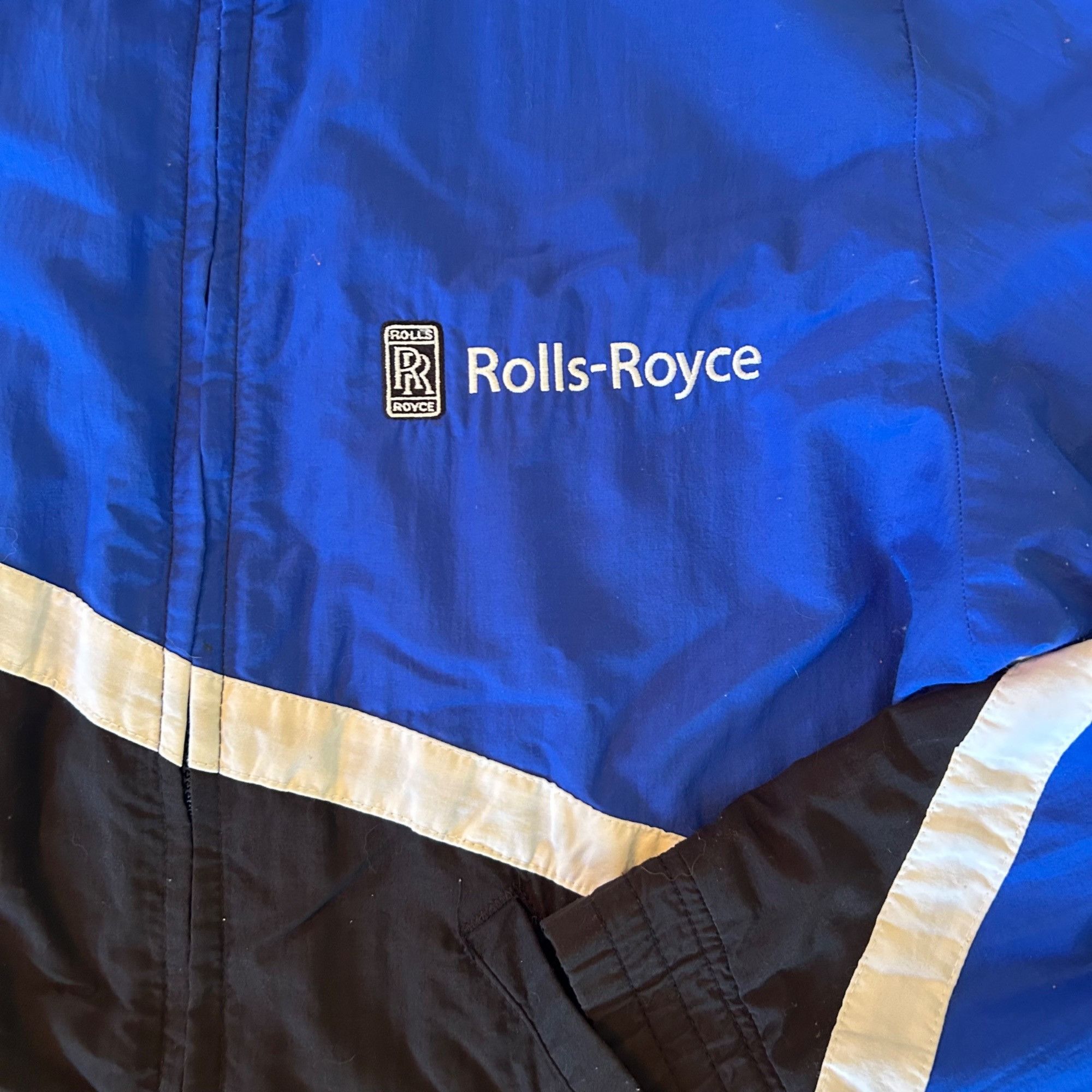 Vintage Vintage Rolls-Royce Employee Zip Up Retro Nylon Jacket Size US S / EU 44-46 / 1 - 3 Thumbnail