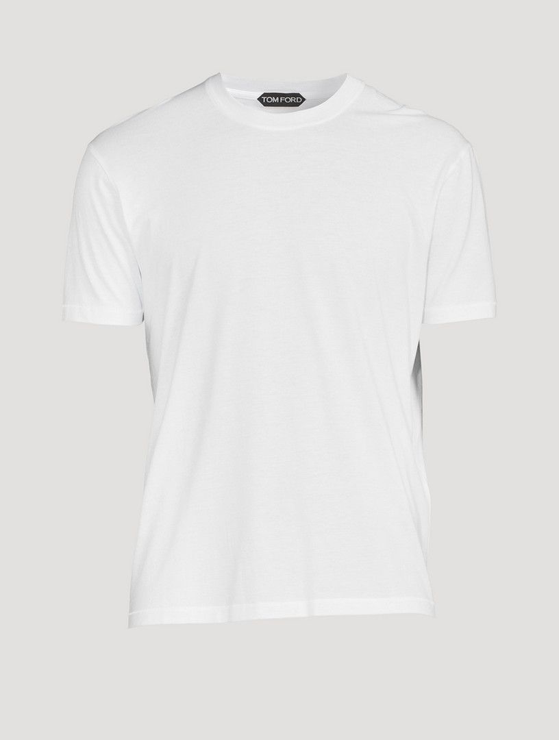 Tom Ford o1y0425 Crewneck T-Shirt in White Size US XL / EU 56 / 4 - 1 Thumbnail