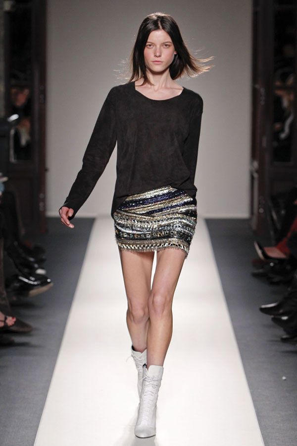 Balmain AW11 crystals embroidered silk ensemble Size XS / US 0-2 / IT 36-38 - 3 Thumbnail