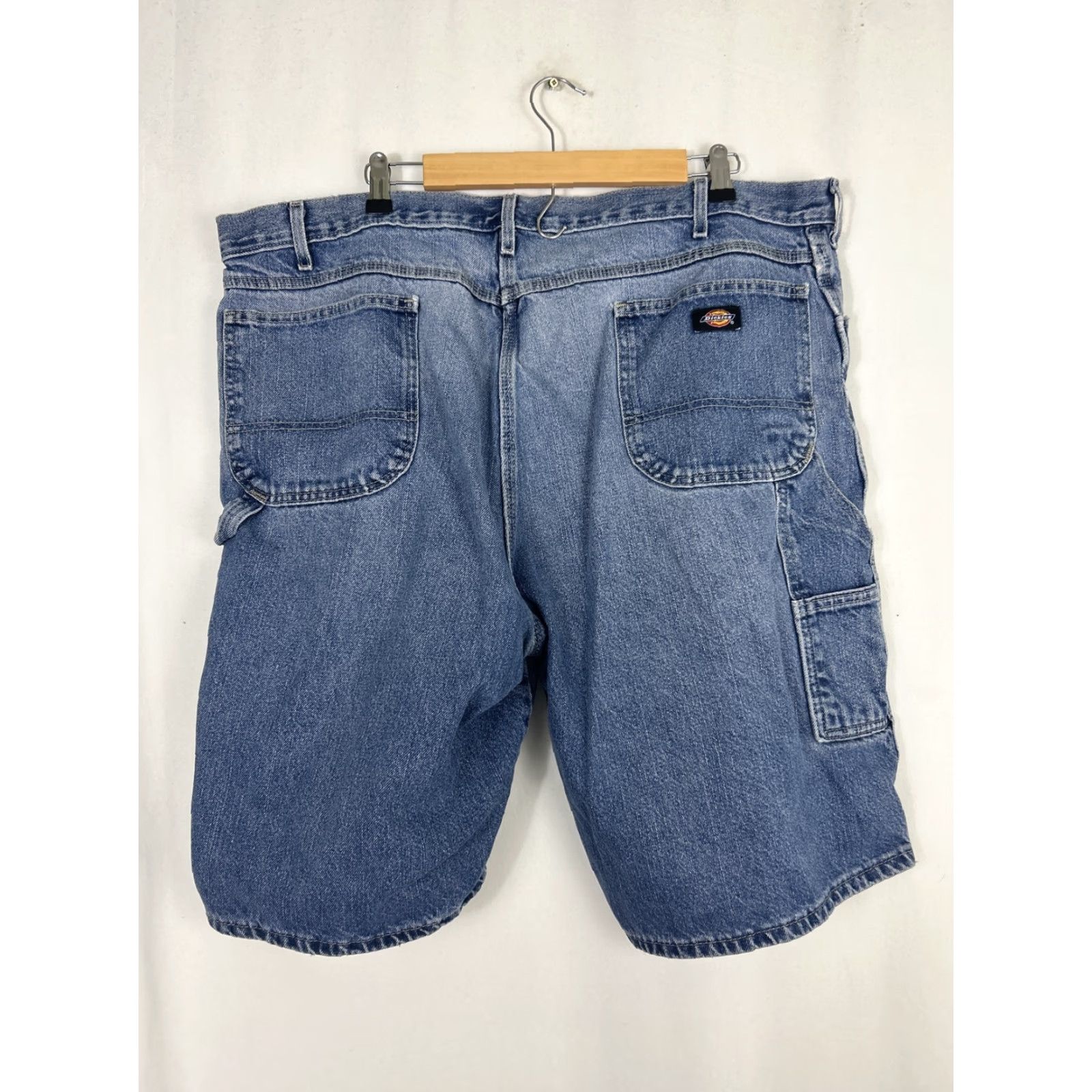 Dickies Dickies Mens Cargo Denim Shorts 42x10 Regular Medium Blue Cotton Denim Cargo Men Size US 42 / EU 58 - 7 Thumbnail