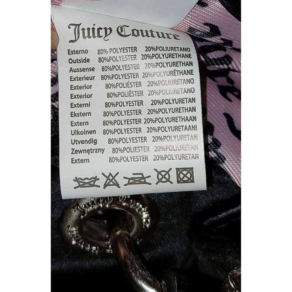 Juicy Couture Juicy Couture black velvet Scottish Terrier handbag vintage Size ONE SIZE - 14 Thumbnail
