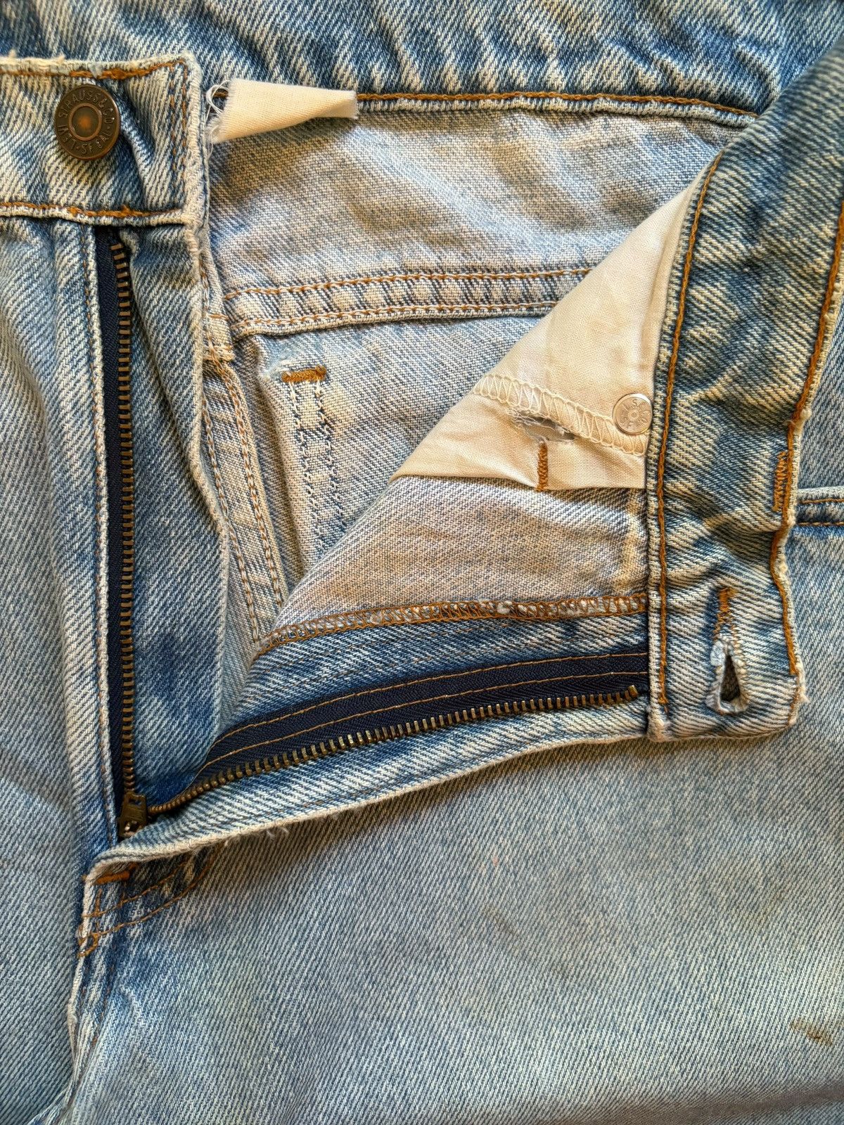 Levi's × Levi's Vintage Clothing Vintage 90s Levis 550 Orange Tab Mud Wash Baggy Jean Short Size US 31 - 11 Thumbnail