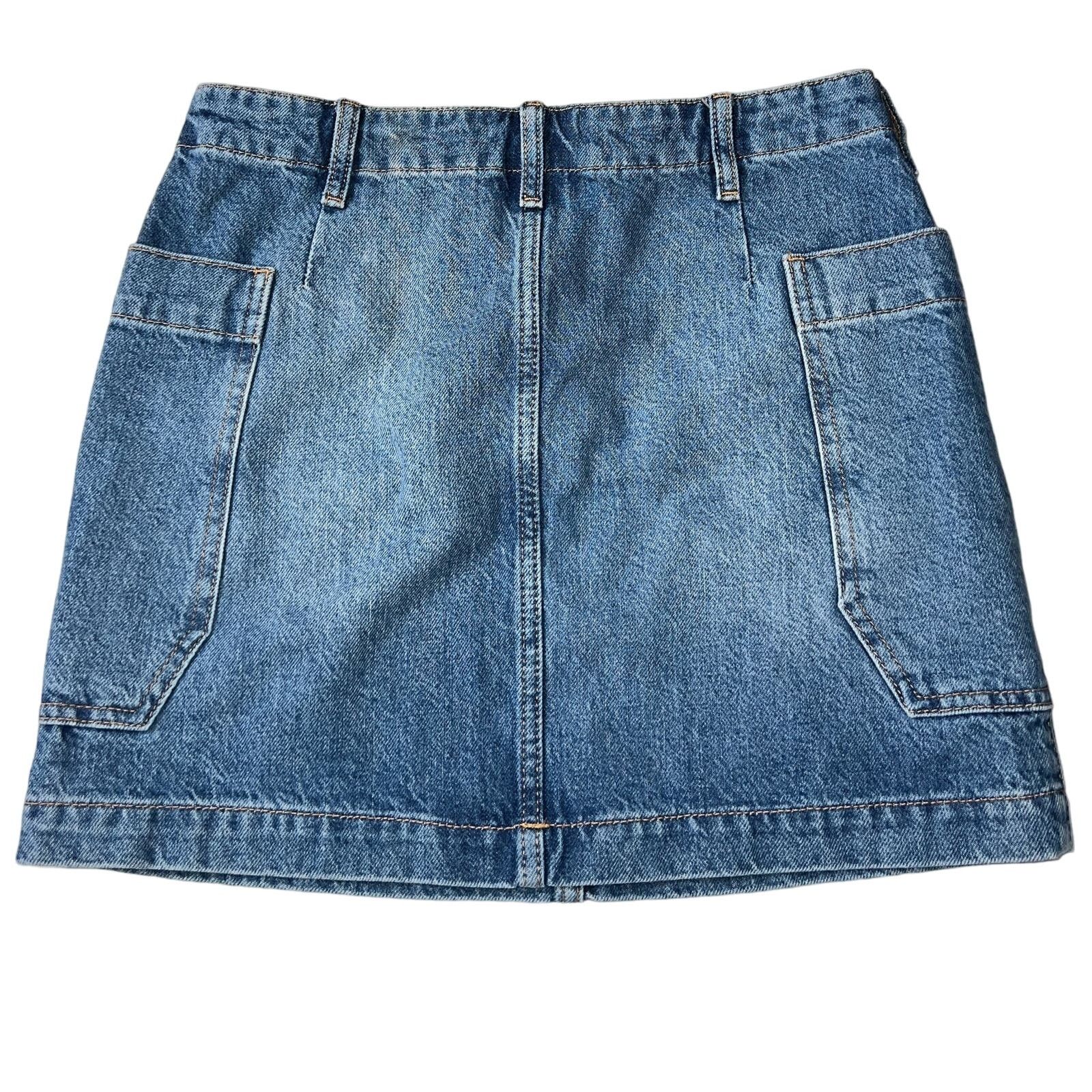 Frame FRAME | Spring 2024 Release | Sonata Jean Skirt - Size 26 Size 26" / US 2 / IT 38 - 10 Thumbnail