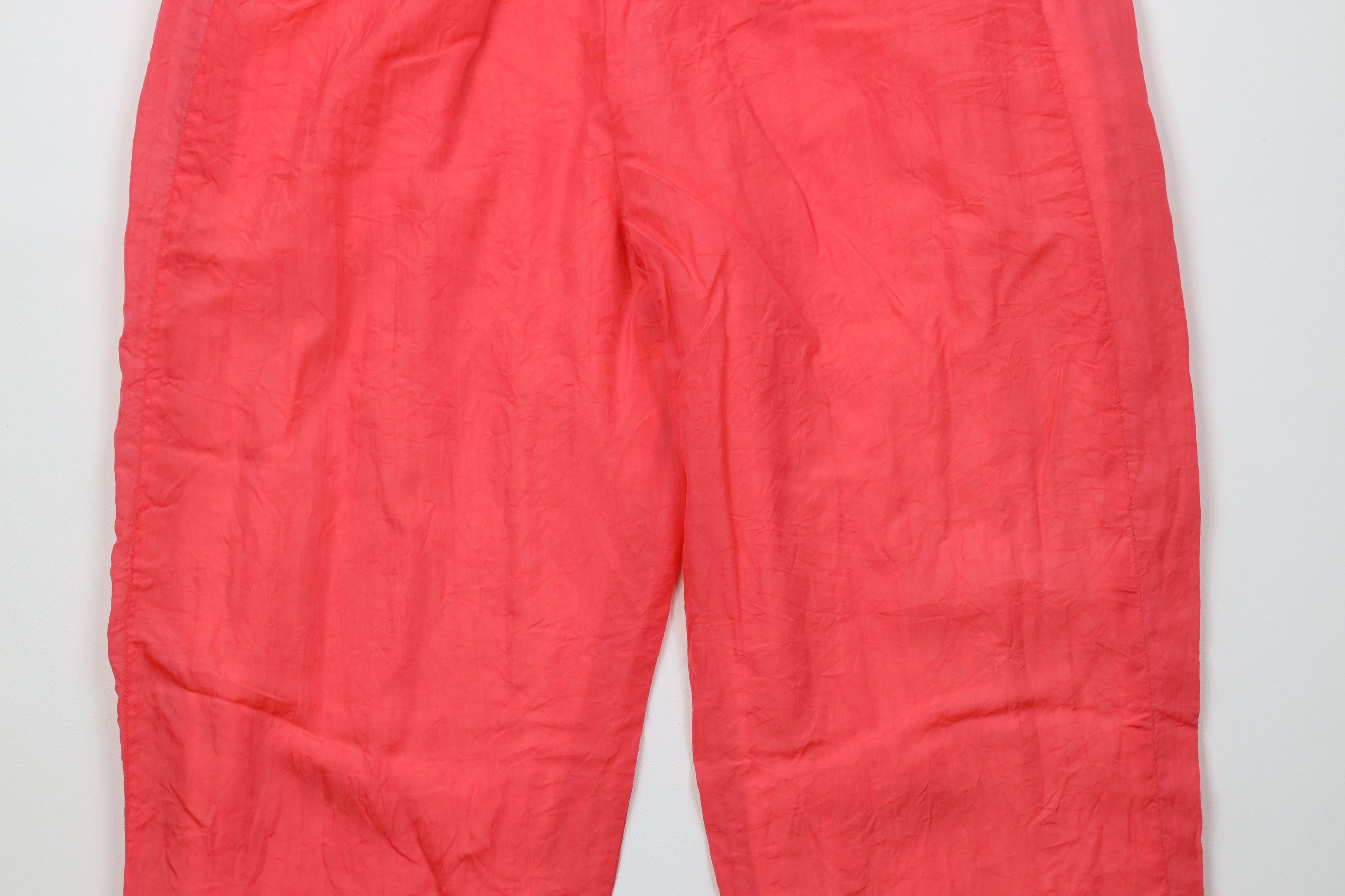 Vintage Vintage 90s Streetwear Lined Windbreaker Joggers Pants Pink Size 32" / US 10 / IT 46 - 10 Thumbnail