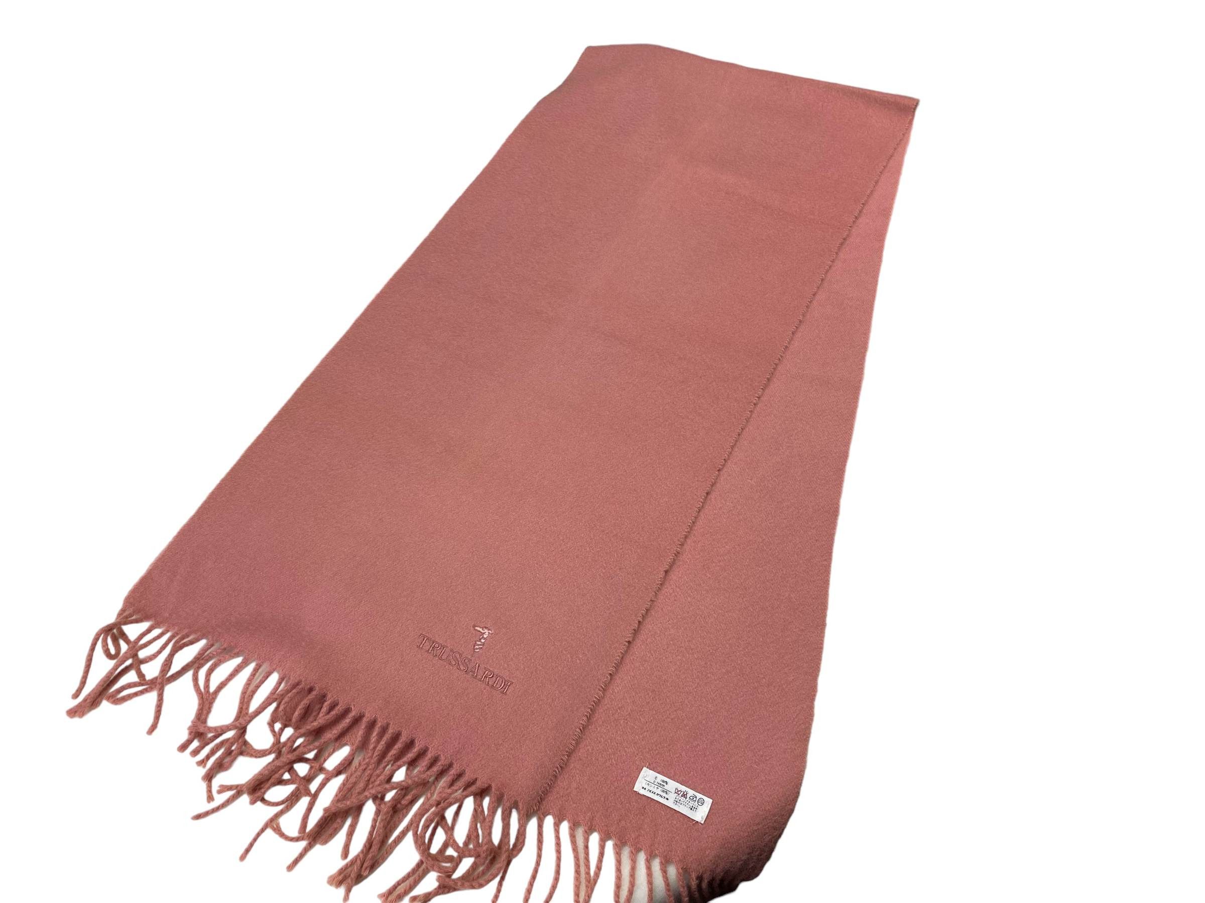 Trussardi × Vintage Trussardi Pure Cashmere Vintage Scarf Size ONE SIZE - 2 Thumbnail