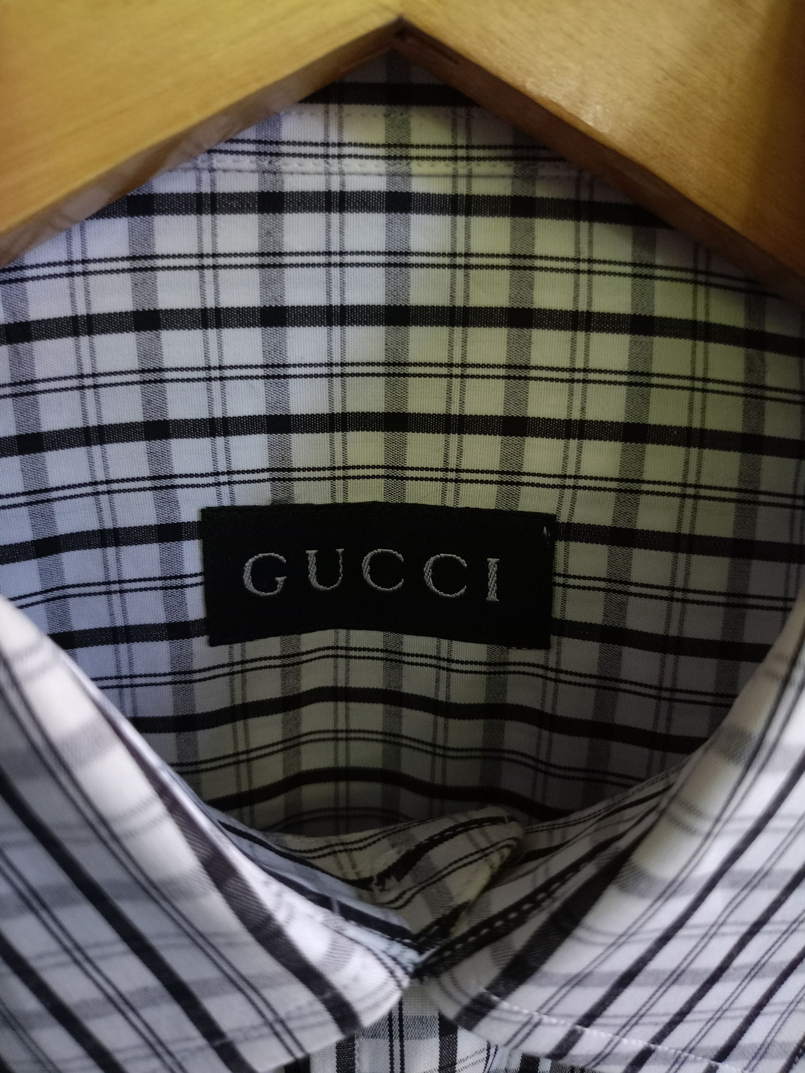 Gucci Vintage Gucci Button Long Sleeve shirt Size US L / EU 52-54 / 3 - 6 Thumbnail