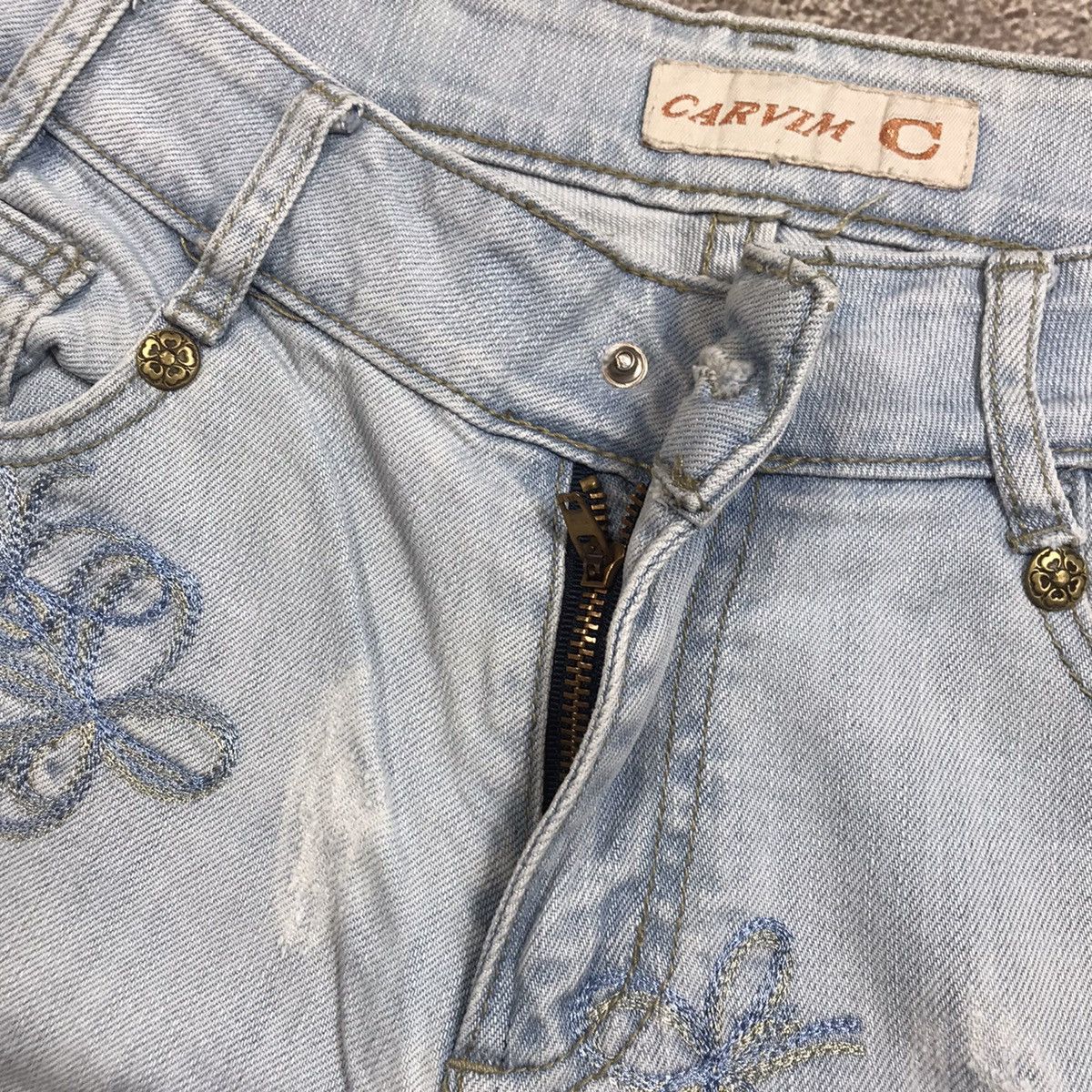 Vintage Vintage 90s Distressed Baggy Jeans Thrashed Skate Grunge 28 Size 28" / US 6 / IT 42 - 5 Thumbnail