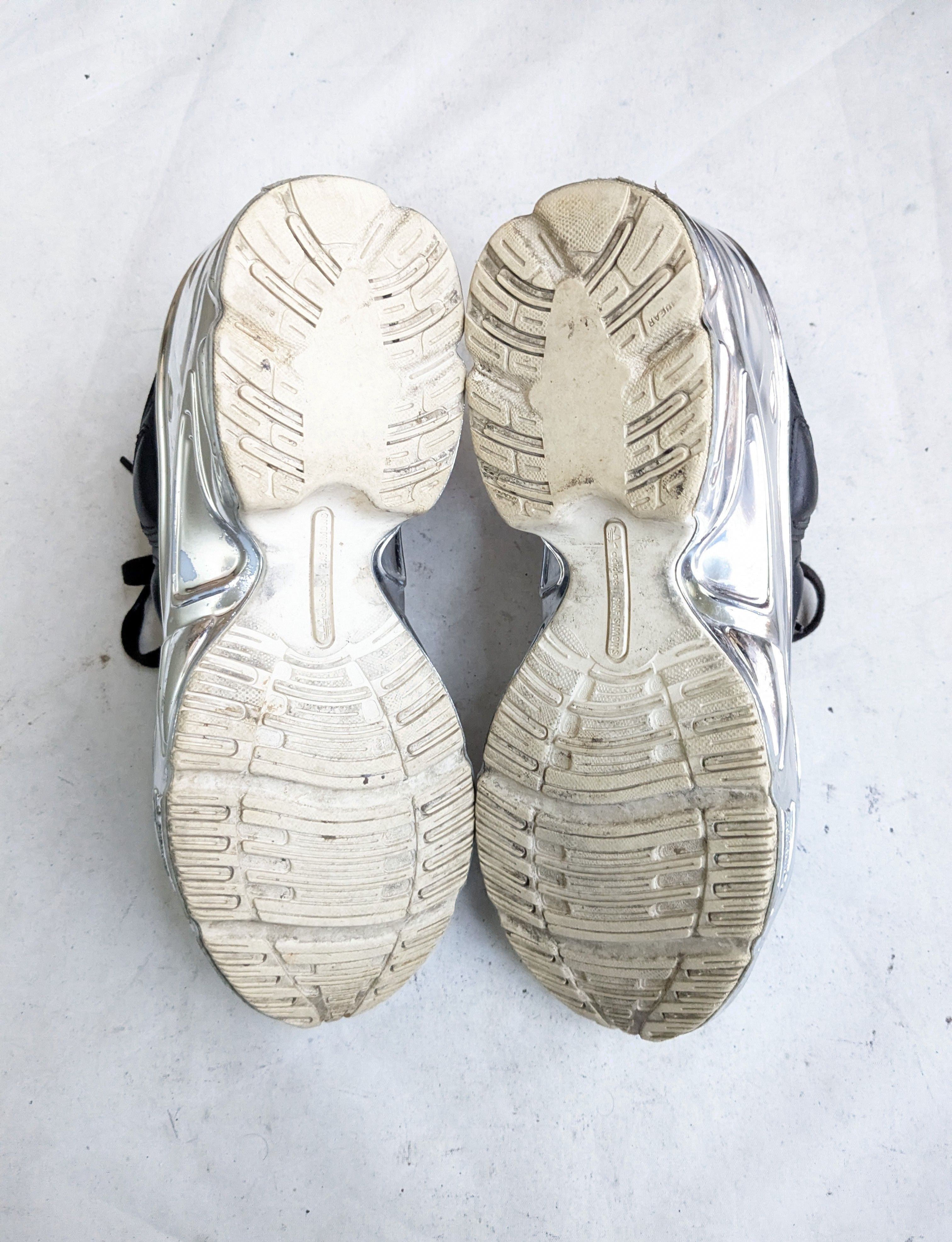 Raf Simons Adidas x Raf Simons Ozweego Mirrored 7.5 Black Silver Size US 7.5 / EU 40-41 - 18 Thumbnail